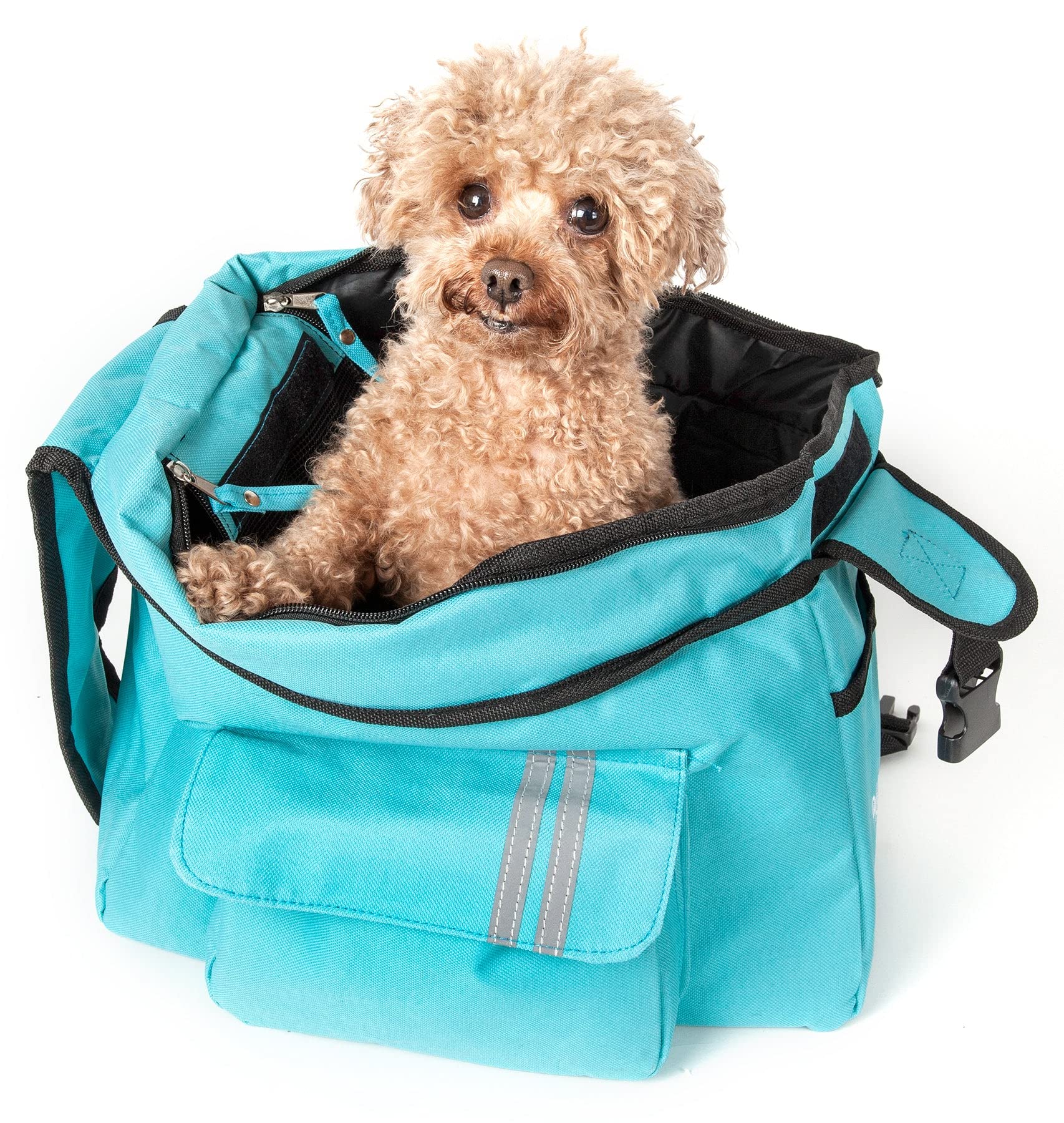 Pet Life Dpf05204 Summit Shoulder Dog Carrier, Medium, Blue/Black