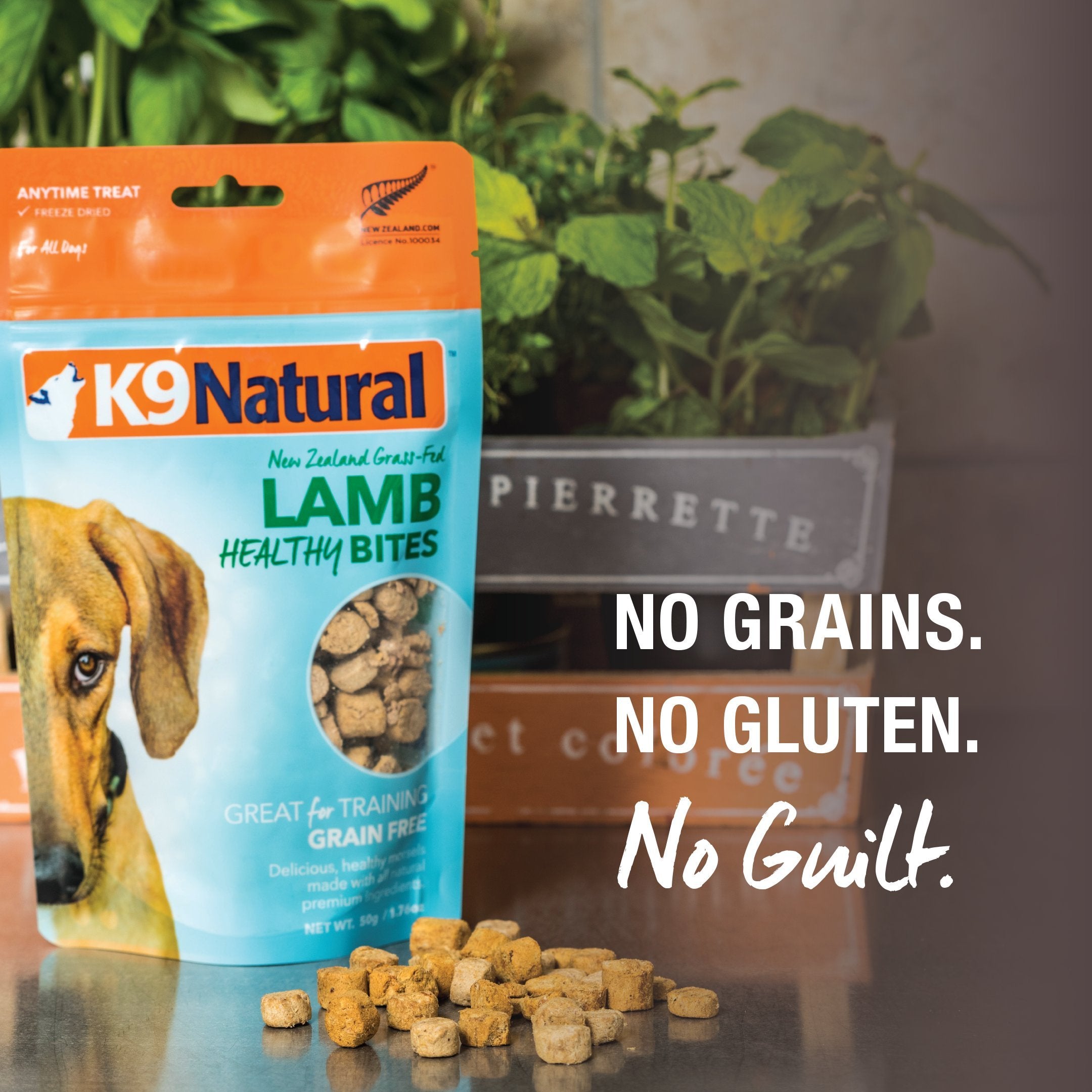 K9 Natural - Grain Free Freeze Dried Dog Treats - Beef Bites 1.76oz