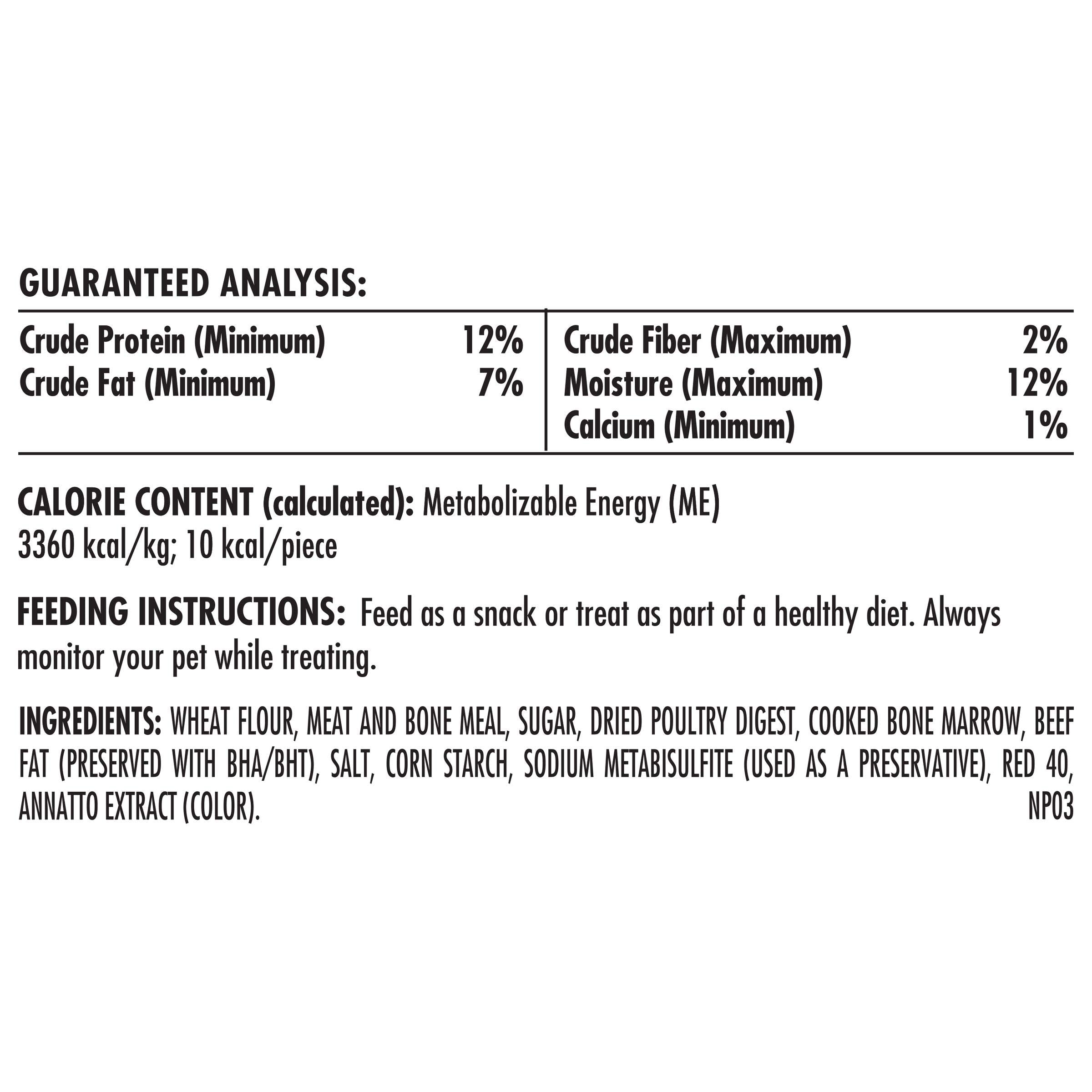 Milk-Bone MaroSnacks Dog Treats, 38 Ounce Refill Packs (Pack of 2) with Real Bone Marrow and Calcium