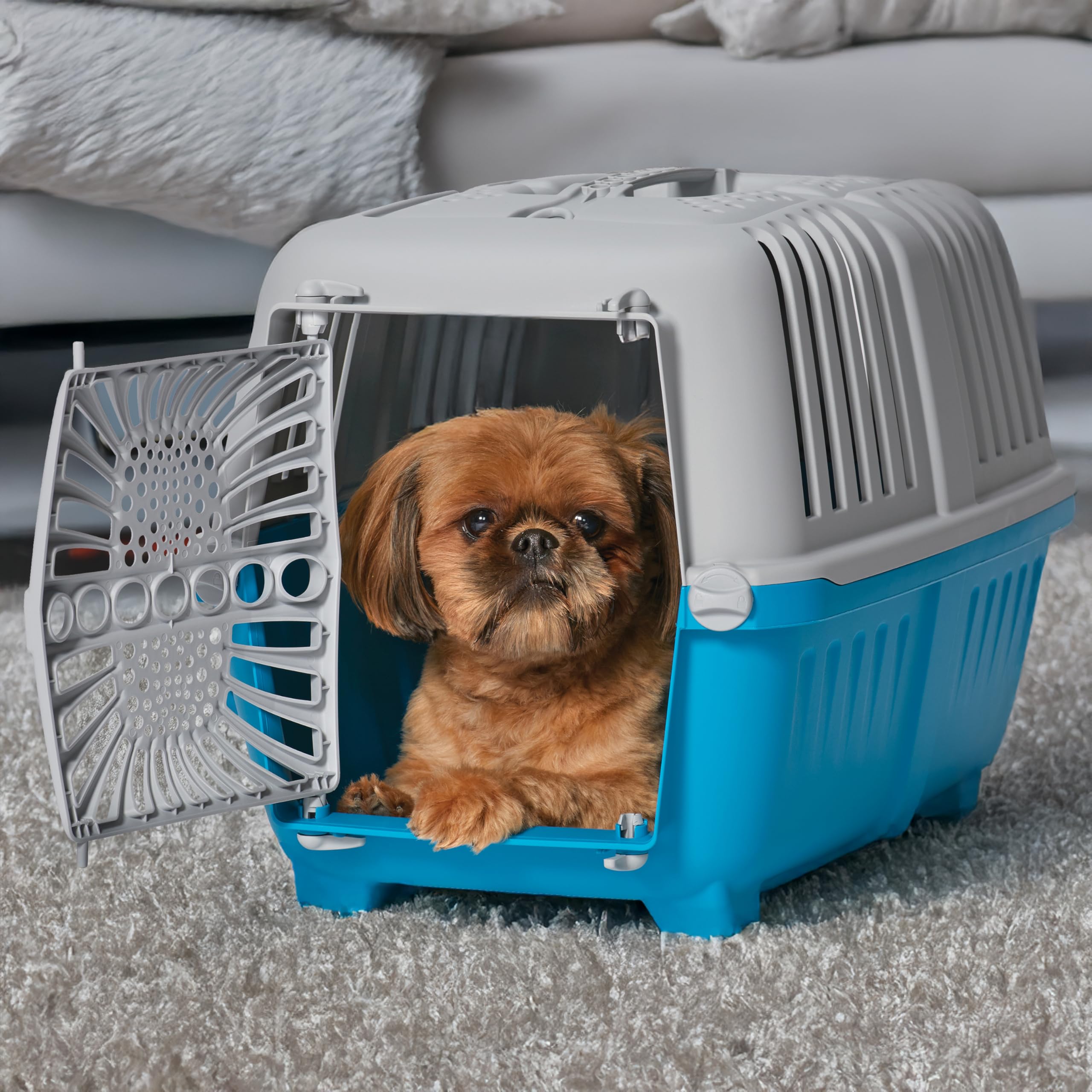 Midwest Homes For Pets Spree Travel Pet Carrier | Hard-Sided Pet Kennel Ideal For Xs Dog Breeds, Small Cats & Small Animals | Do