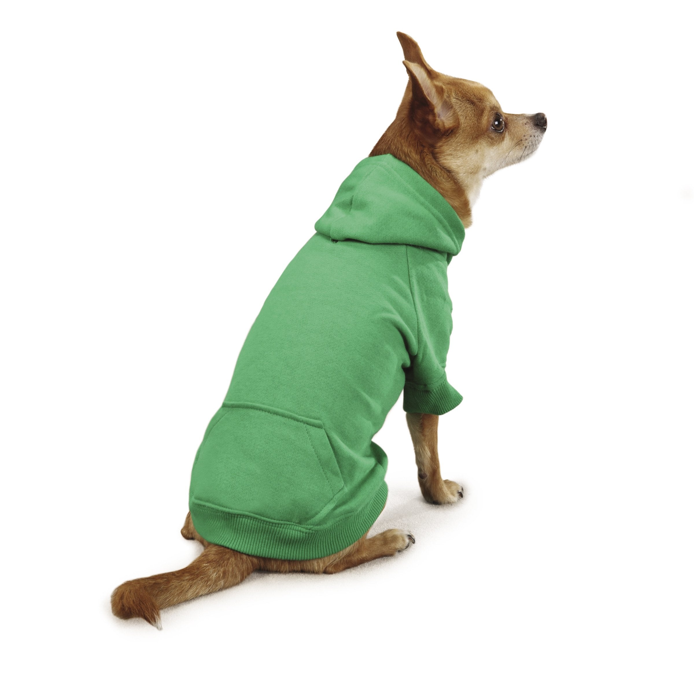 Casual Canine Basic Hoodie for Dogs, 24 XL, Green,Blue