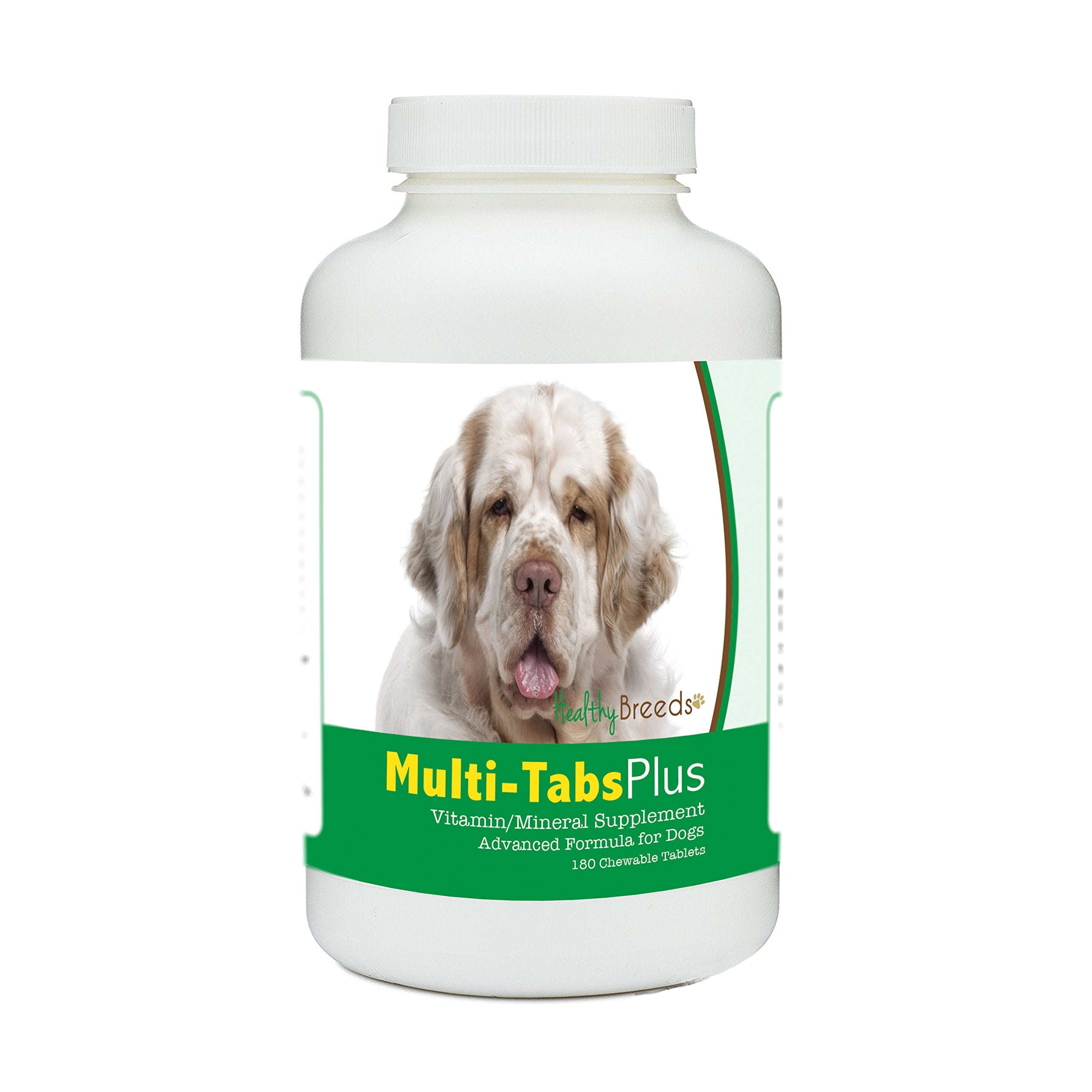 Healthy Breeds Clumber Spaniel Multi-Tabs Plus Chewable Tablets 180 Count