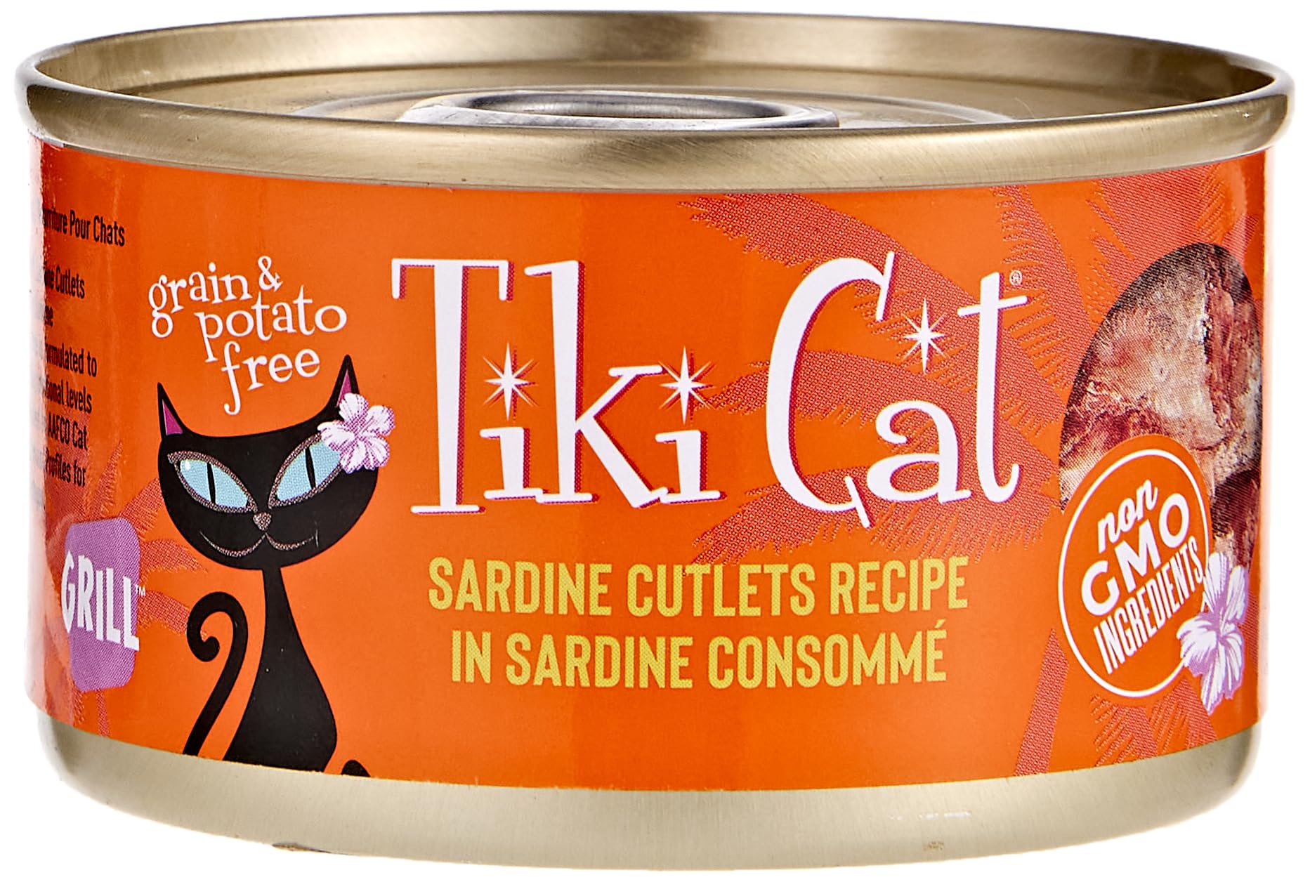 Tiki Cat & Tiki Dog 12/2.8 Oz Grill Sardine-Tahitian Cat Food, One Size
