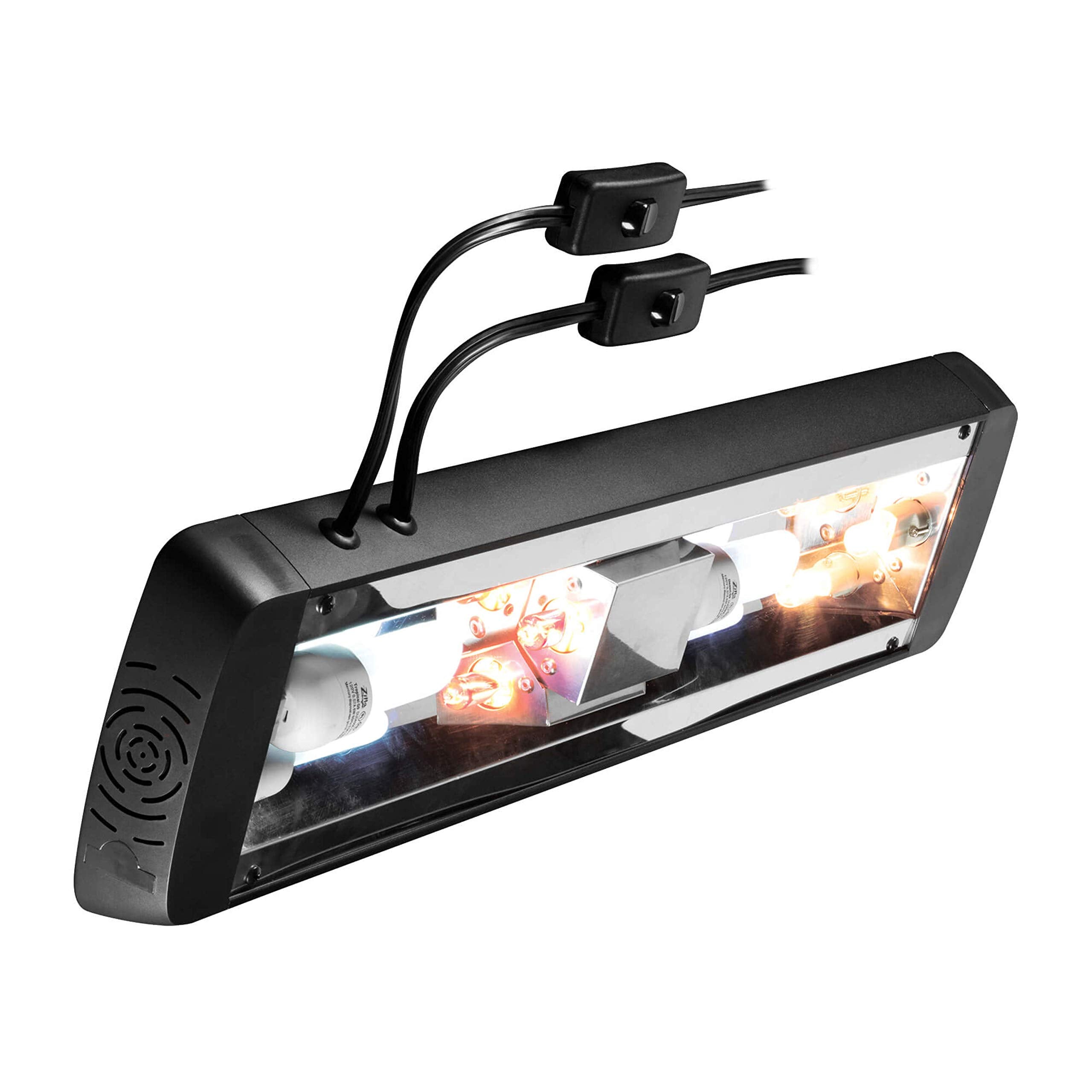 Zilla Pro Sol Customizable Light & Uvb Fixture For Reptile Terrariums, 20 Inches