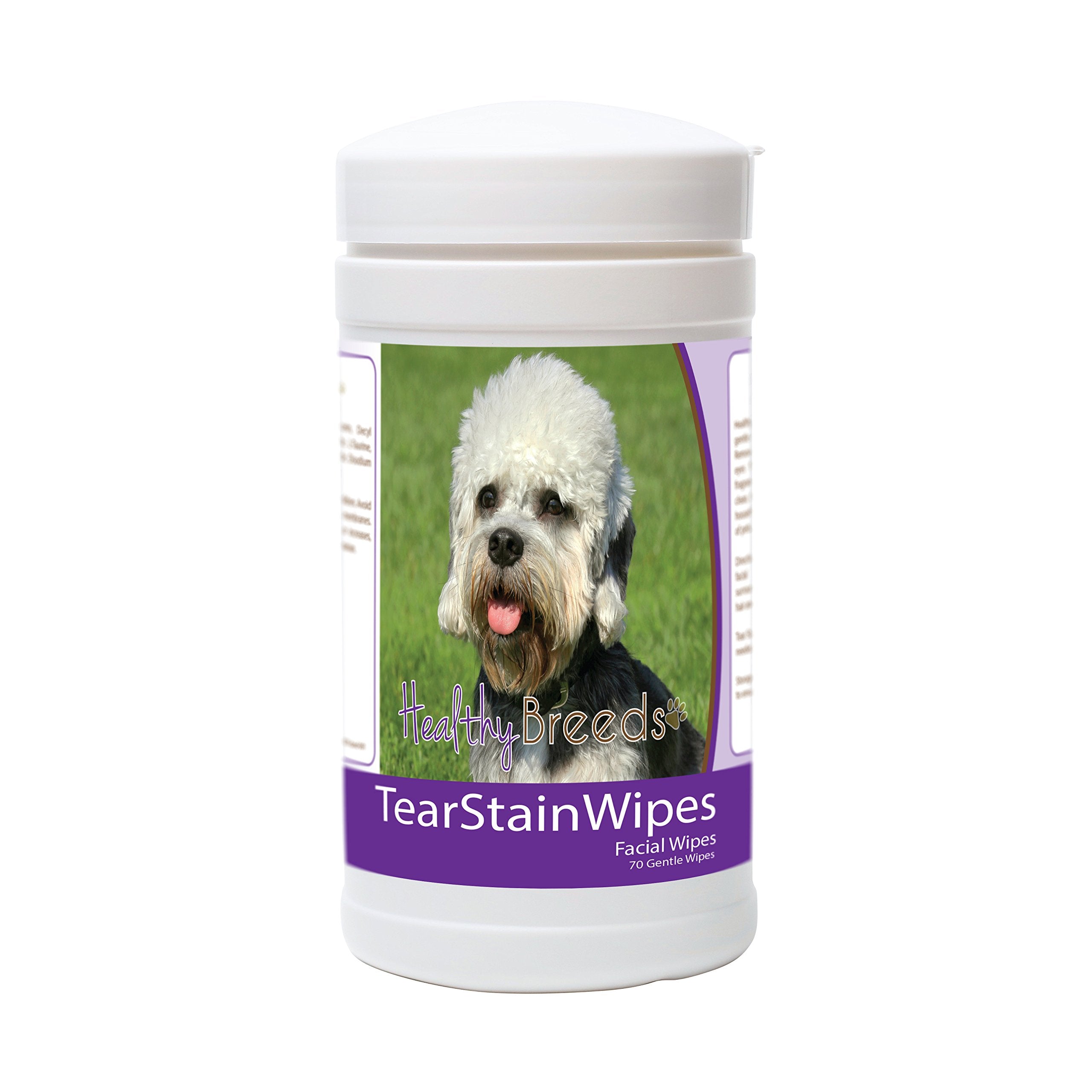 Healthy Breeds Dandie Dinmont Terrier Tear Stain Wipes 70 Count