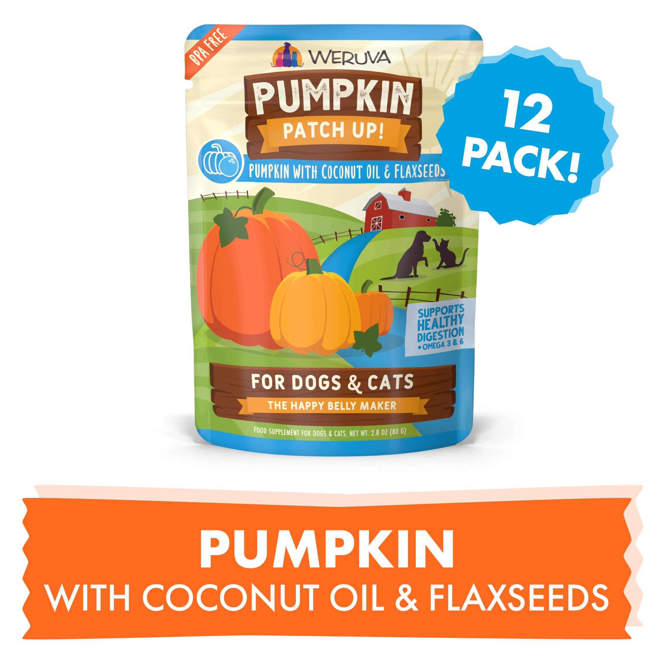 Weruva Pumpkin Patch Up! Pumpkin Pouches for Dogs & Cats