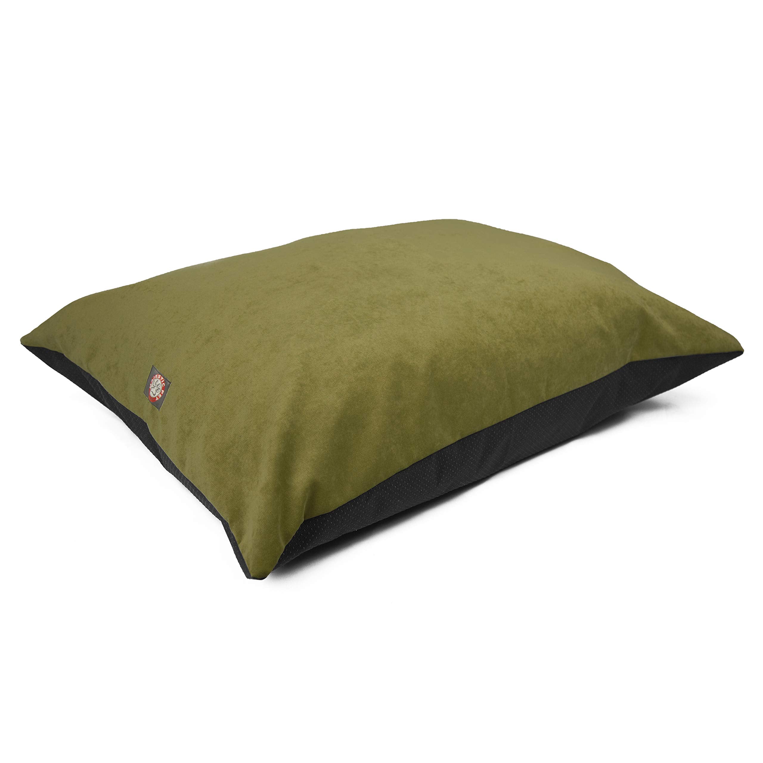 Majestic Pet Rectangle Medium Dog Bed - Washable Non Slip Comfy Crate Kennel Bed - Super Value Pillow - Medium Breed 35 X 28 Inch - Villa Fern