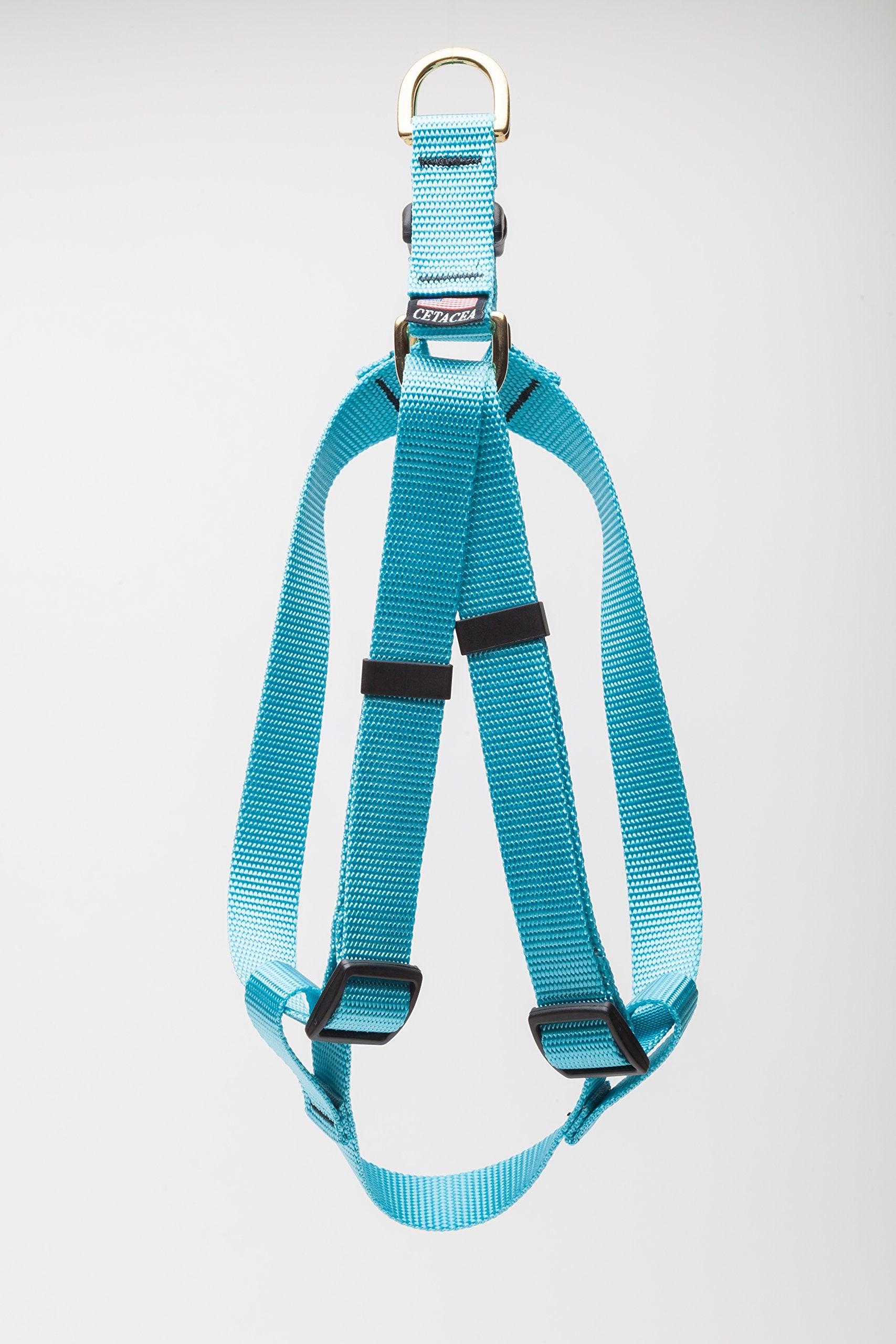 Cetacea Step-In Pet/Dog Harness - Webbing Width 1' Distance Around Torso 22' - 33' - Large - Turquoise