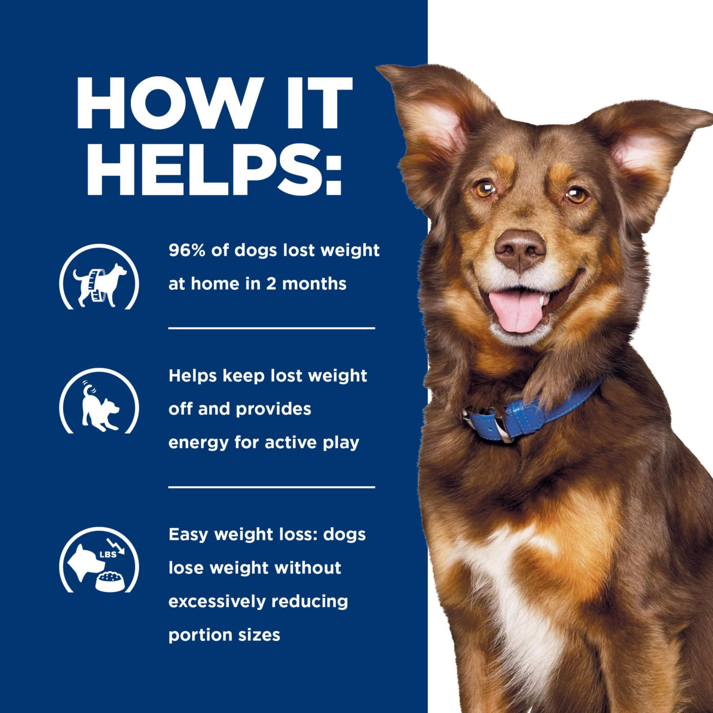 Hills Prescription Diet Metabolic Weight Management Chicken Flavor Dry Dog Food, Veterinary Diet, 7.7 lb. Bag