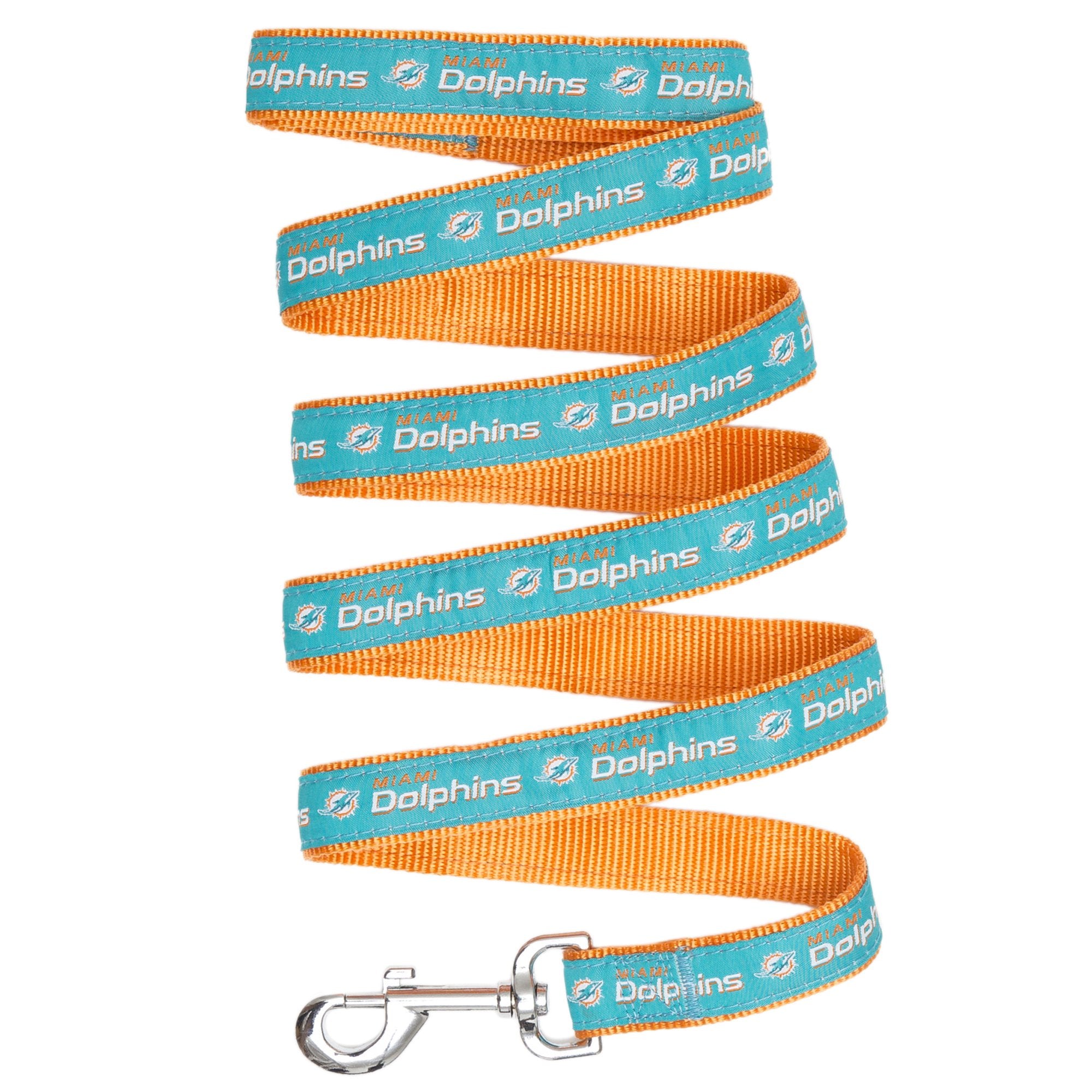 Pets First Miami Dolphins Pet Leash, Large
