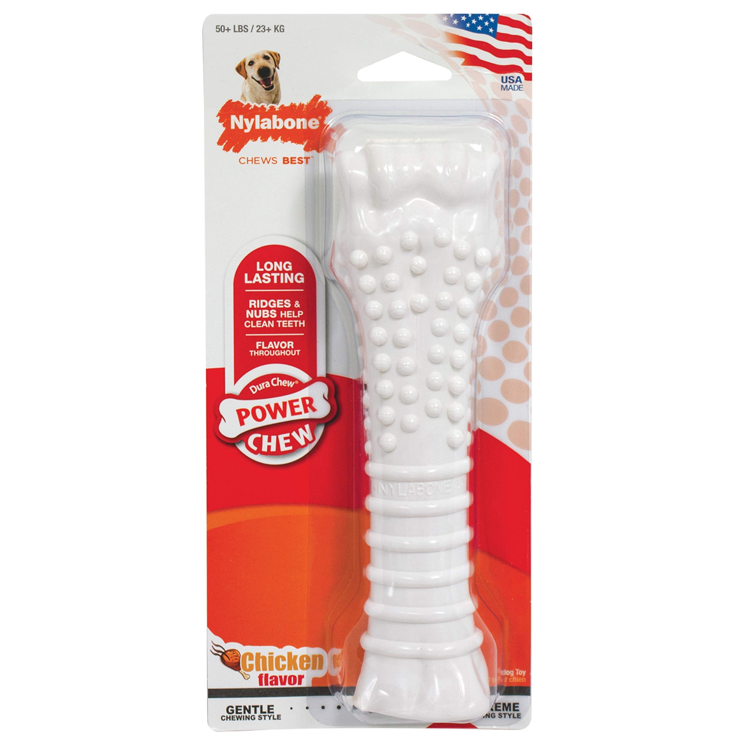 Nylabone Power Chew Dog Toy Chicken X-Large/Souper - 50+ Lbs.