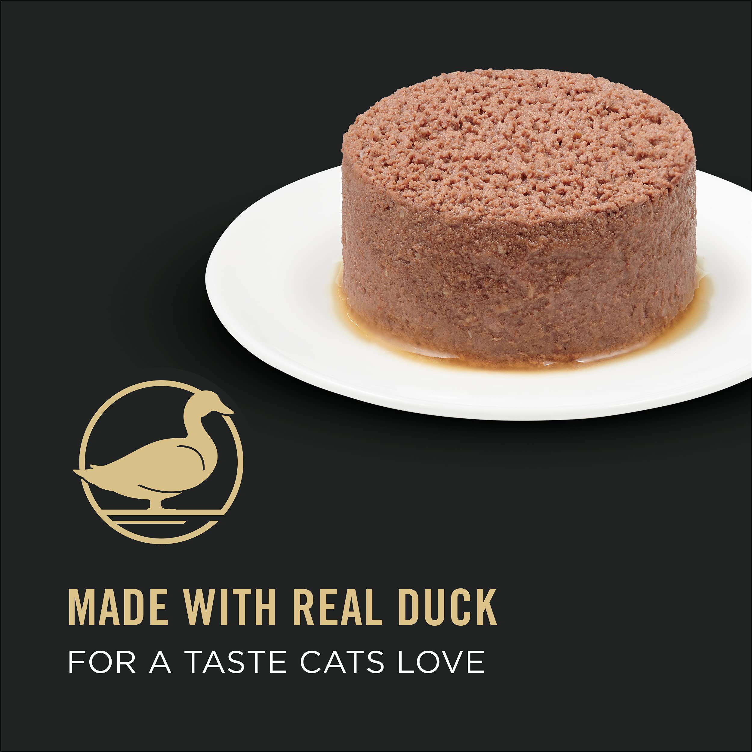 Purina Pro Plan Sensitive Skin and Stomach Wet Cat Food, Sensitive Skin and Stomach Duck Entree - (Pack of 24) 3 oz. Pull-Top Ca