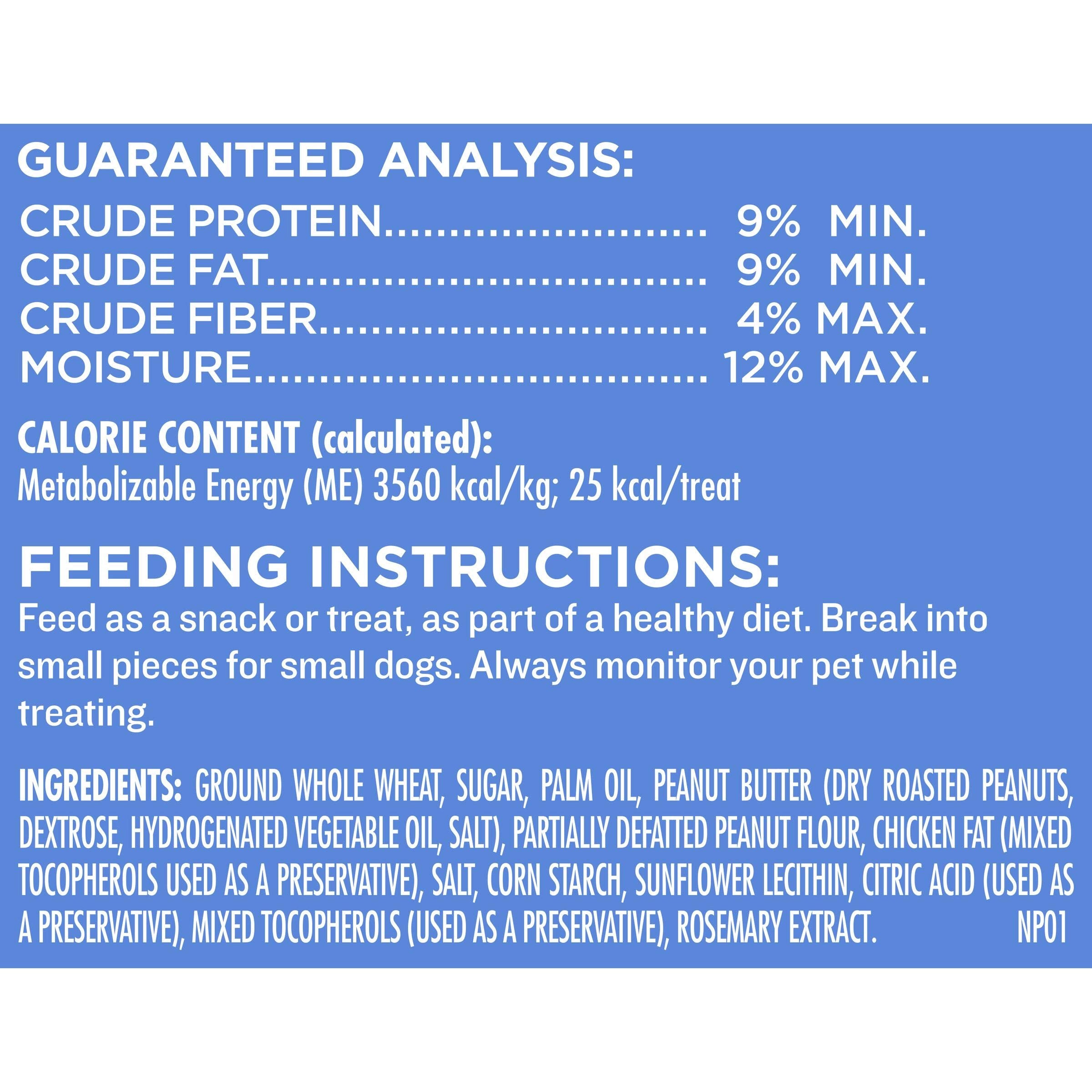 Milk-Bone Dipped Dog Treat Biscuits Baked with Real Peanut Butter, 32 Ounce (Pack of 2)