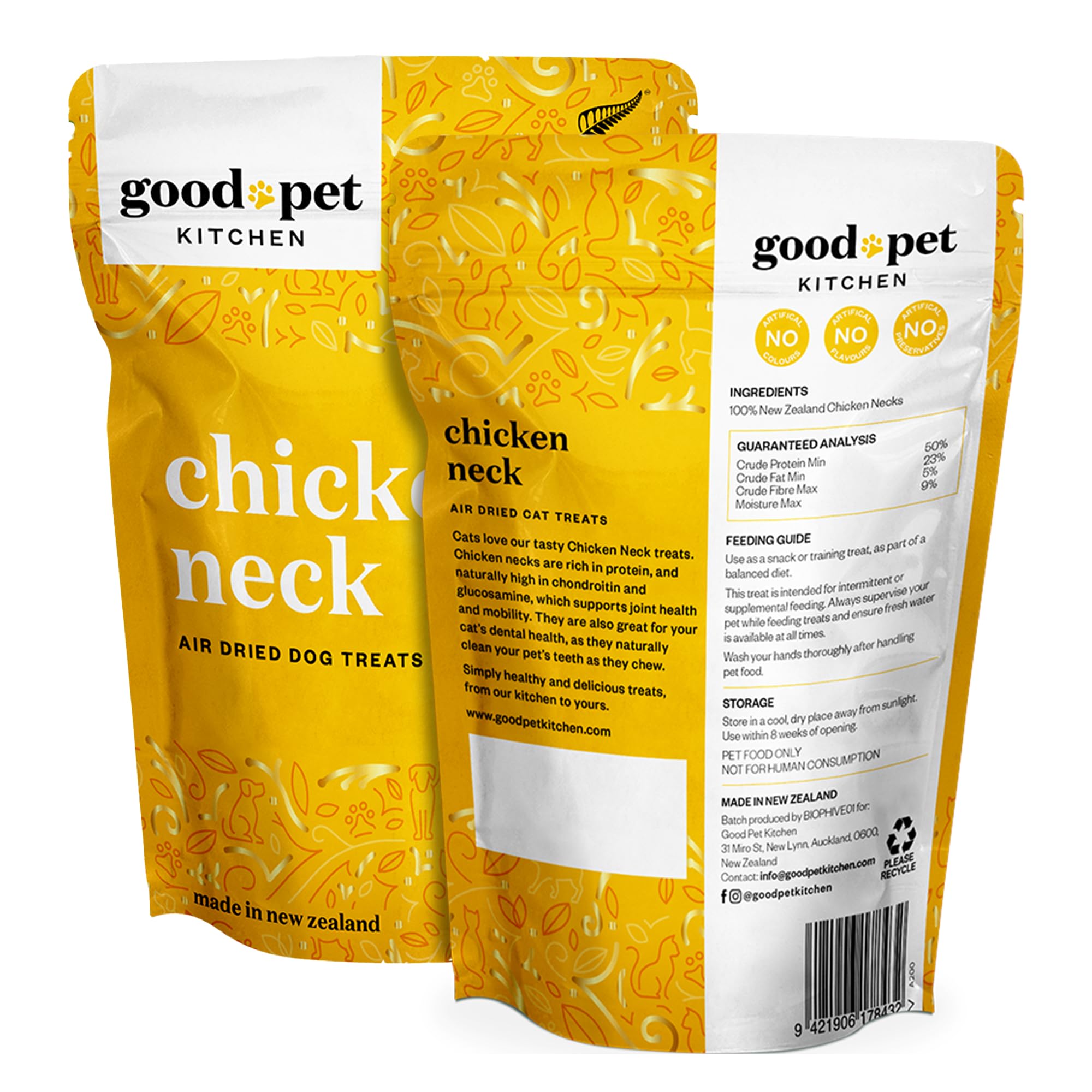 Good Pet Kitchen Pet Treats, Air-Dried, Natural, Single Ingredient Dog Treat, Free Range, Grain Free Dog Treats, Toppers, Snacks