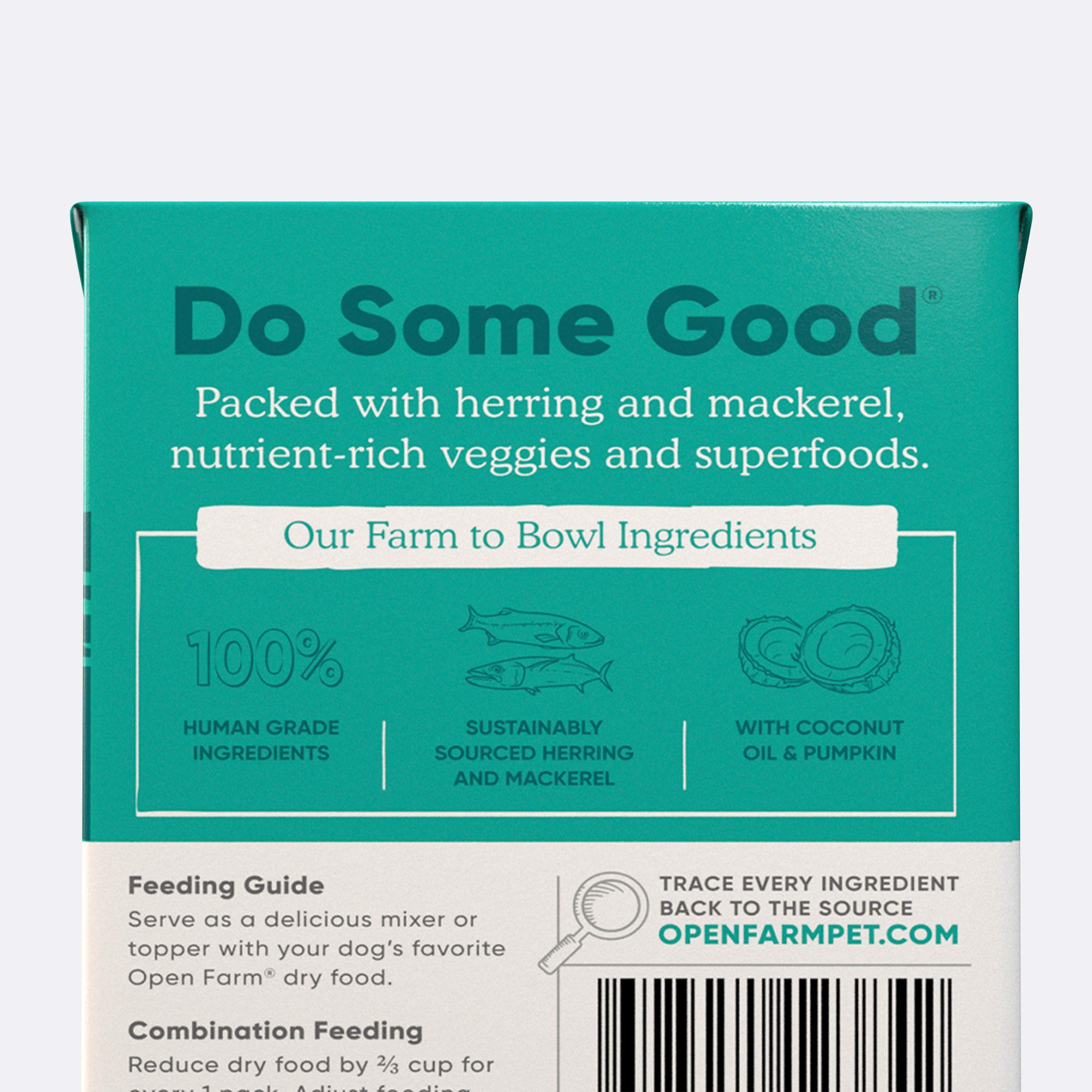 Open Farm Herring & Mackerel Rustic Stew Wet Dog Food, Grain-Free Meal or Food Topper with Responsibly Sourced Meat and Superfoo
