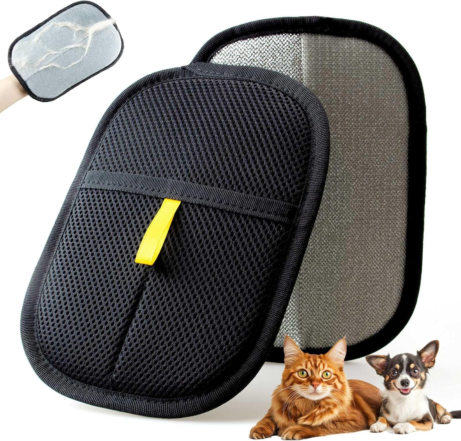 Gadget Deals Pet Hair Removal Gloves | Pet Hair Remover | Dog Hair Removal Glove | Pet Hair Removal Gloves For Dogs & Cats | Re