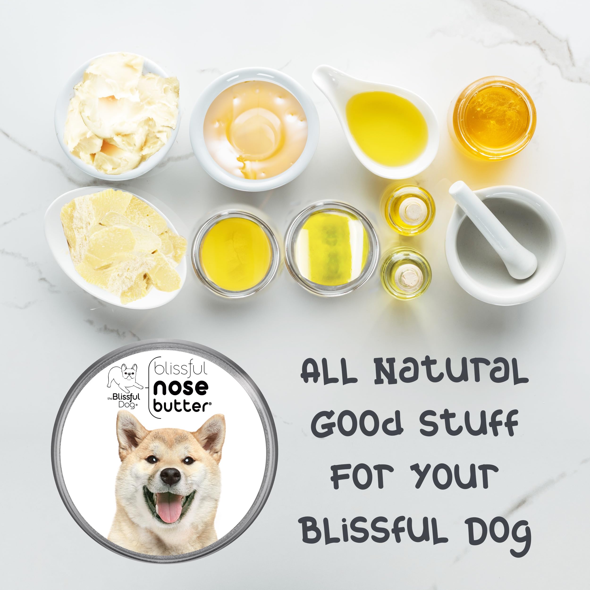 The Blissful Dog Shiba Inu Unscented Nose Butter - Dog Nose Butter, 2 Ounce
