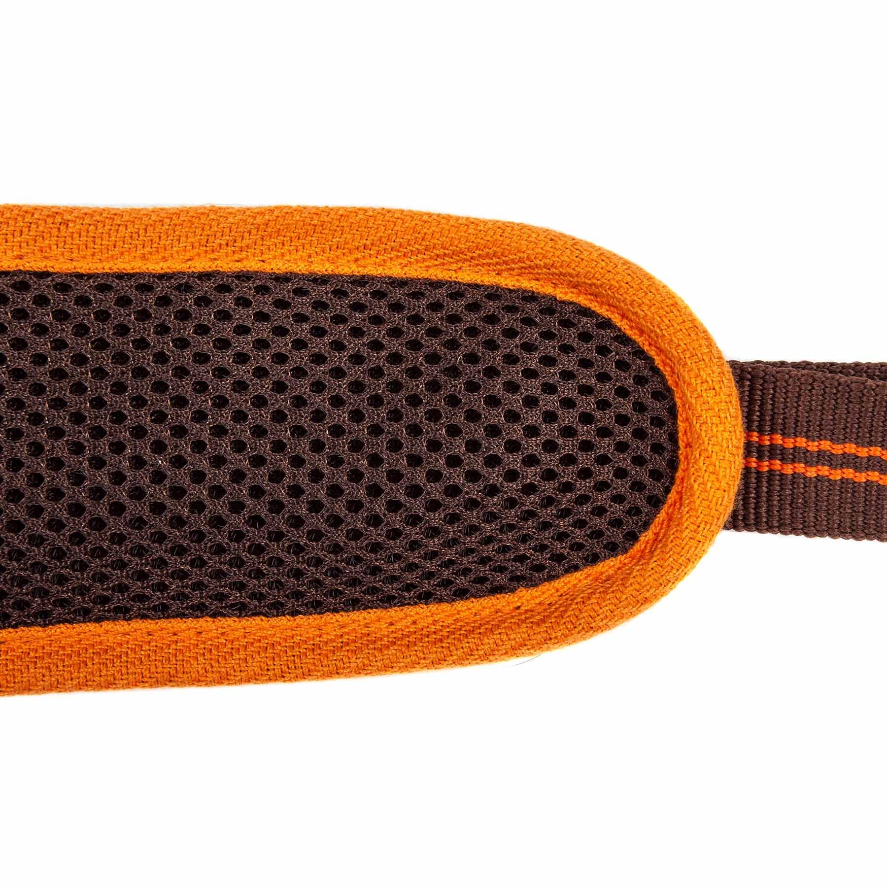 Pet Life Free-Fetcher Hands Free Over-The-Shoulder Shock Absorbent Dog Leash, Sm, Brown