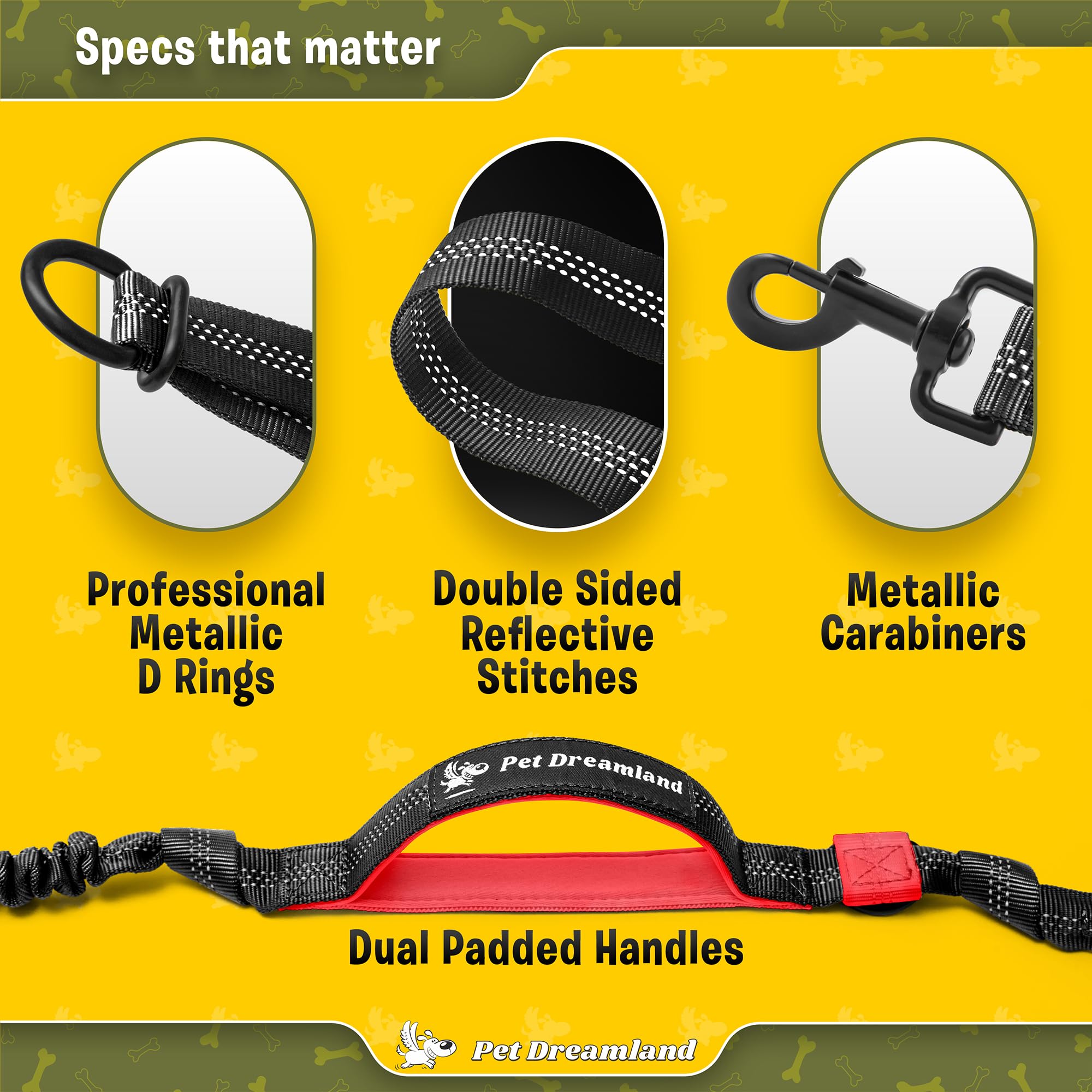 Exquisite Hands Free Leash For Medium Dogs | Waist Leash For Dog Walking | Dog Running Leash | Hiking Leash | Service Dog Leash Belt | Adjustable Hands Free Dog Leash For Small Dogs