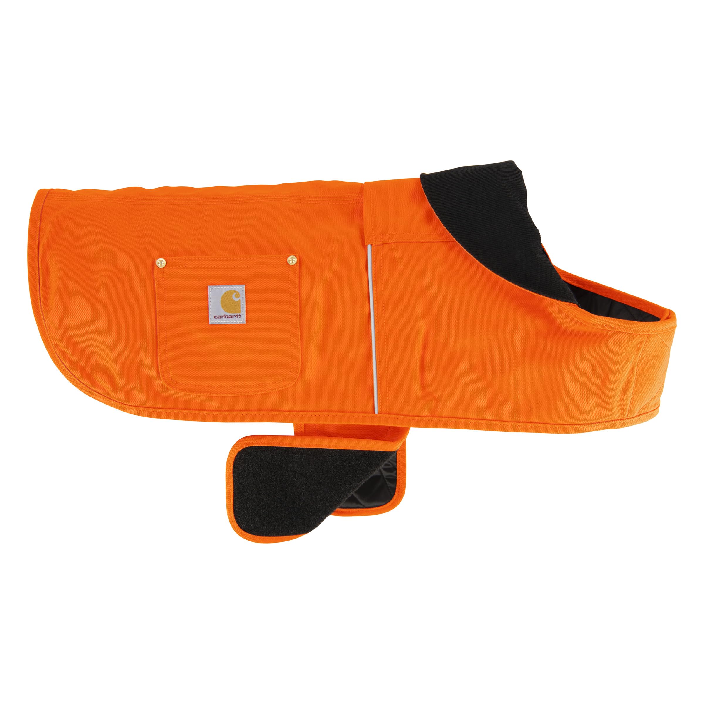 Carhartt Firm Duck Dog Chore Coat, Insulated Weather Resistant Jacket for Cold and Windy Conditions, Hunter Orange, Medium