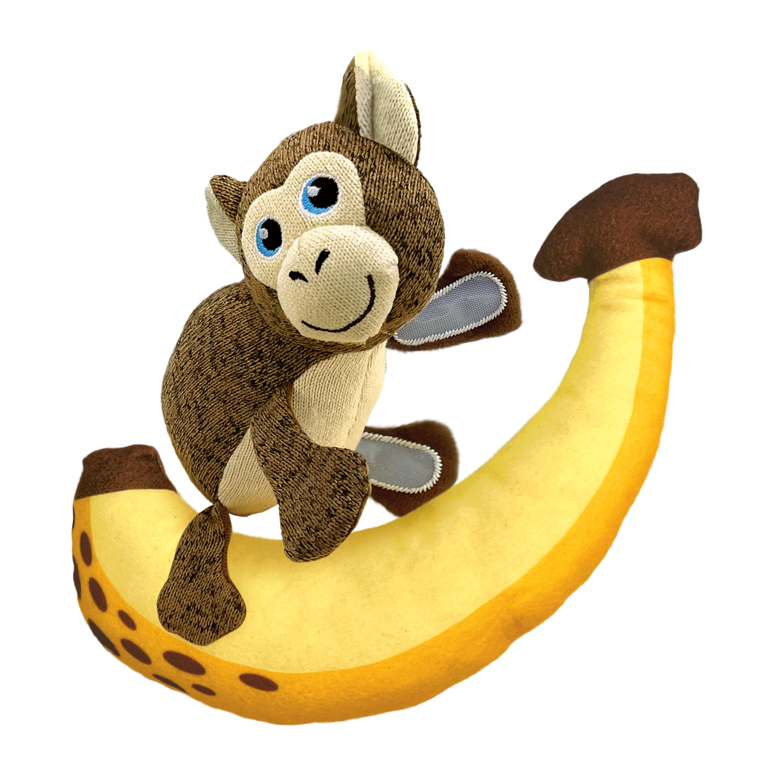 Kong Pull-A-Partz Pals 2 Toys In 1 Dog Toy (Monkey)