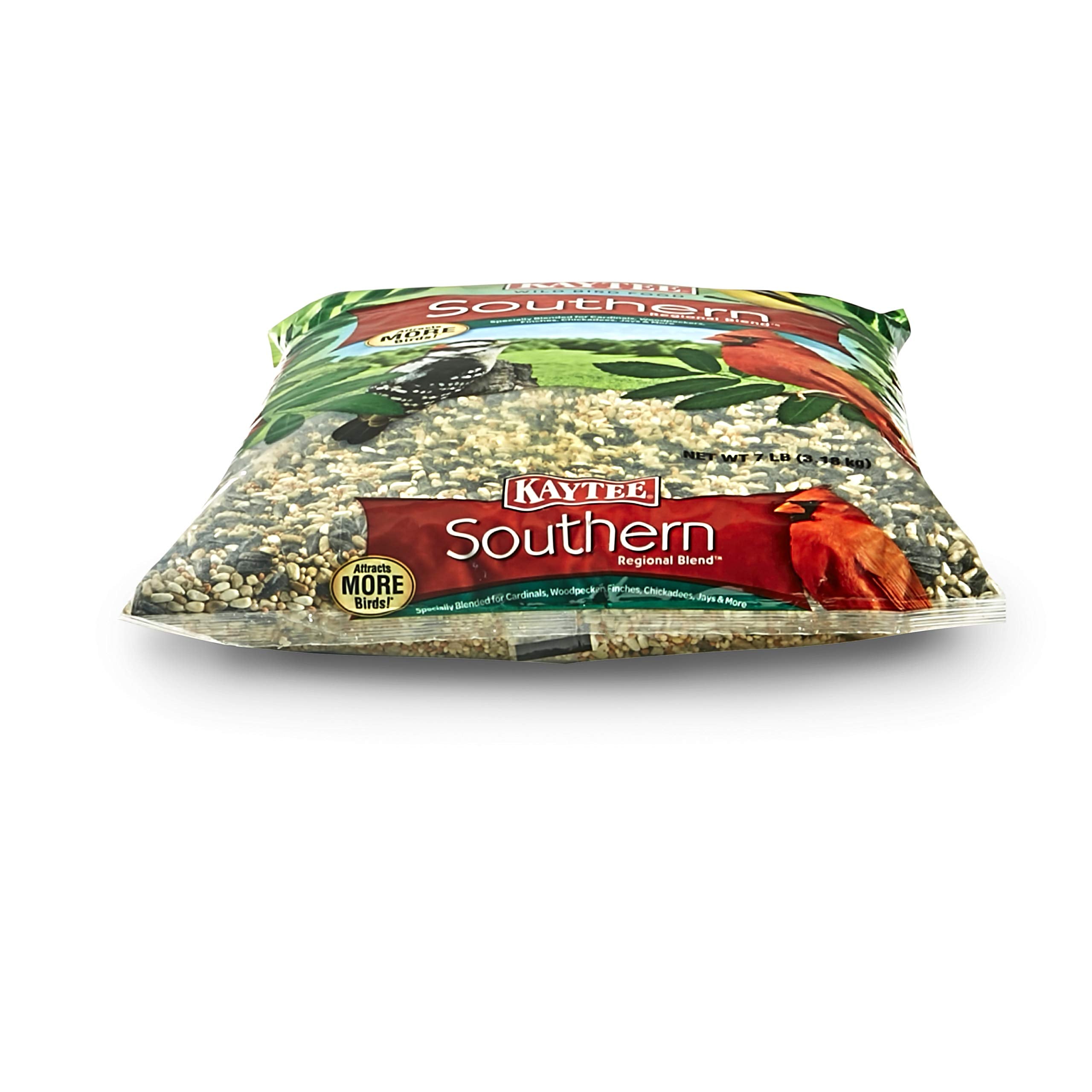 Kaytee Wild Bird Blend, 7 lb Bag - Southern Regional Seed Mix for Attracting Birds