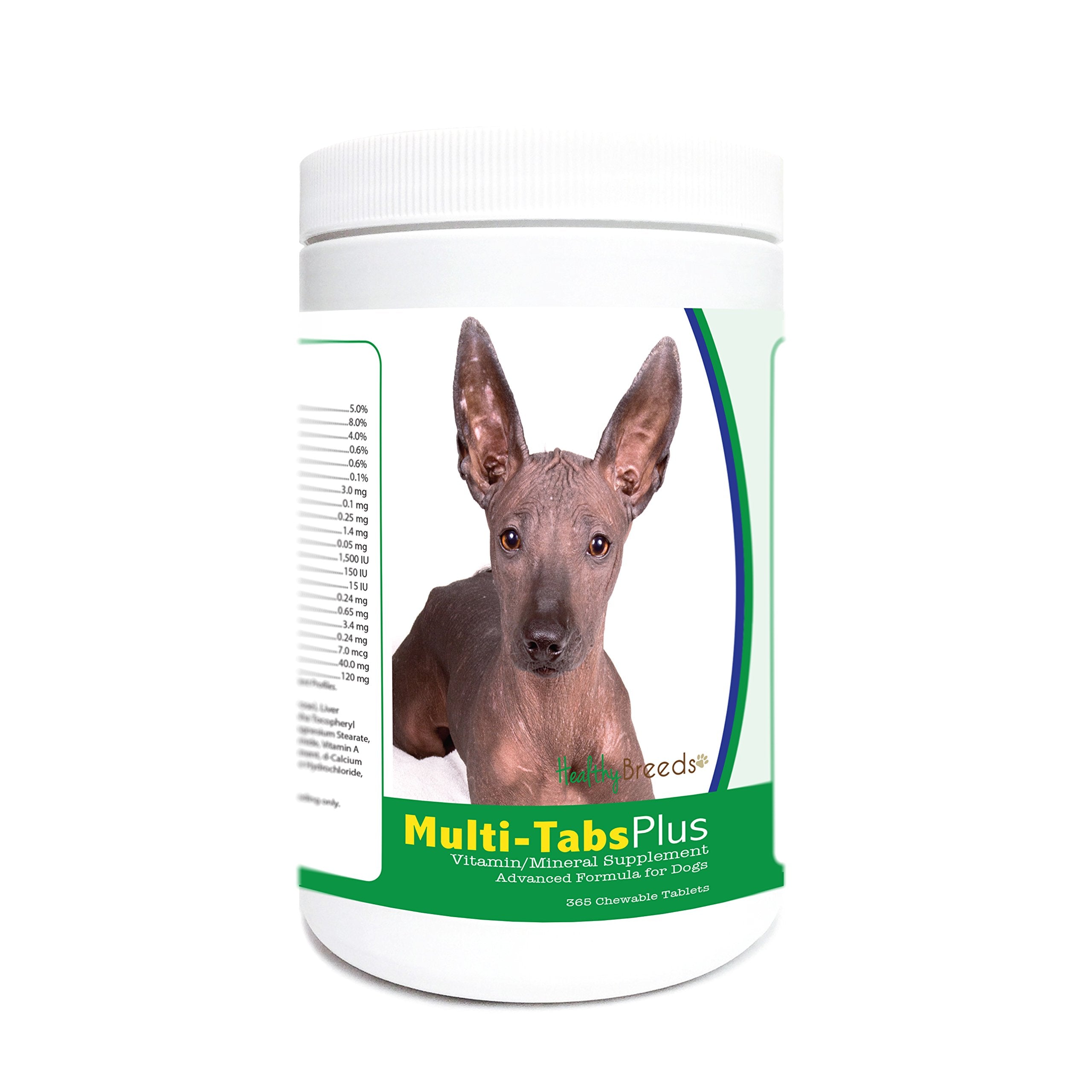 Healthy Breeds Xoloitzcuintli Multi-Tabs Plus Chewable Tablets 365 Count