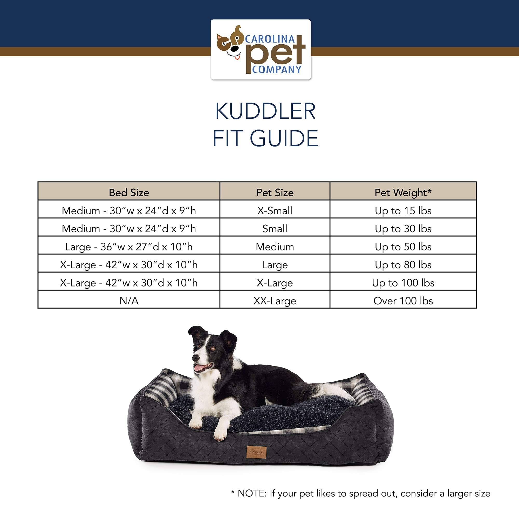 Pendleton Glacier National Park Kuddler Dog Bed, Xl