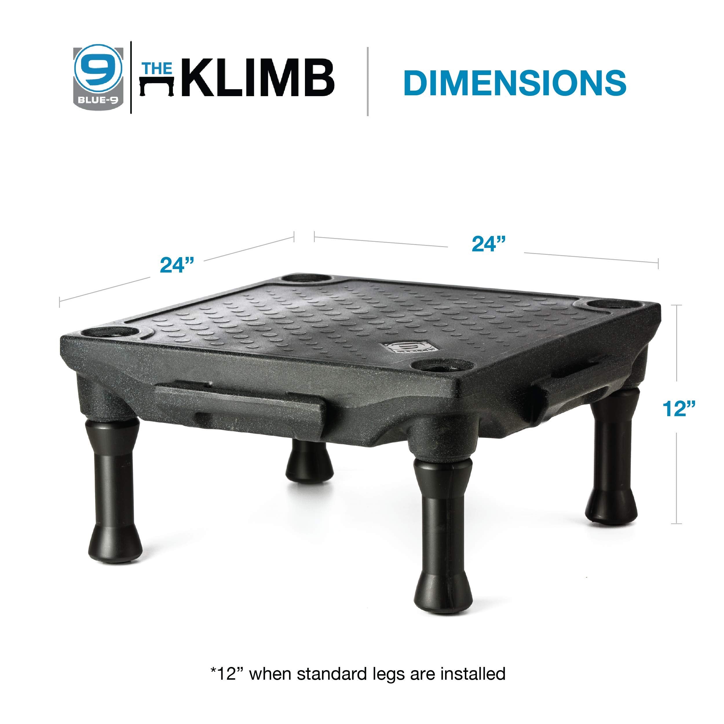 Blue-9 Pet Products Klimb Dog Training Platform And Agility System, Durable And Portable For Indoor Or Outdoor Use, Black