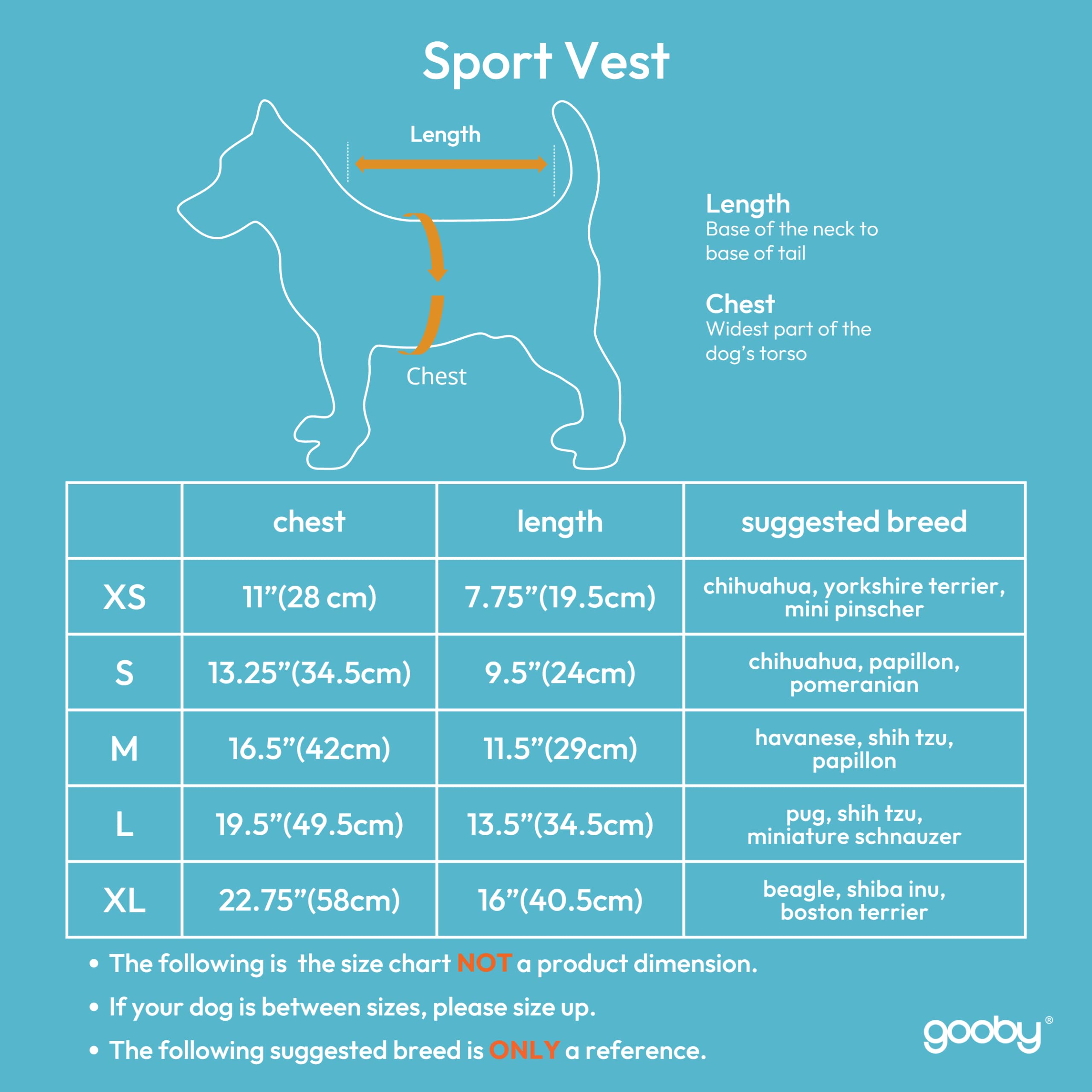 Gooby Sports Vest Dog Jacket - Blue, Large - Reflective Dog Vest With D Ring Leash - Warm Fleece Lined Small Dog Sweater, Hook A