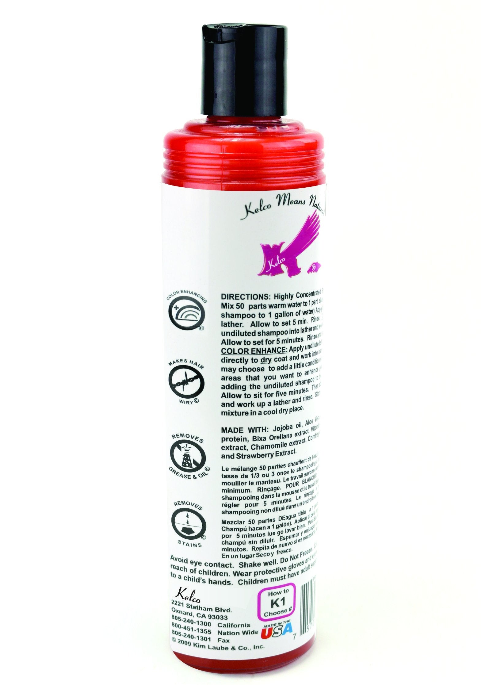 Kelco 50:1 Ultra Red Shampoo, 11.7 Fl. Oz.
