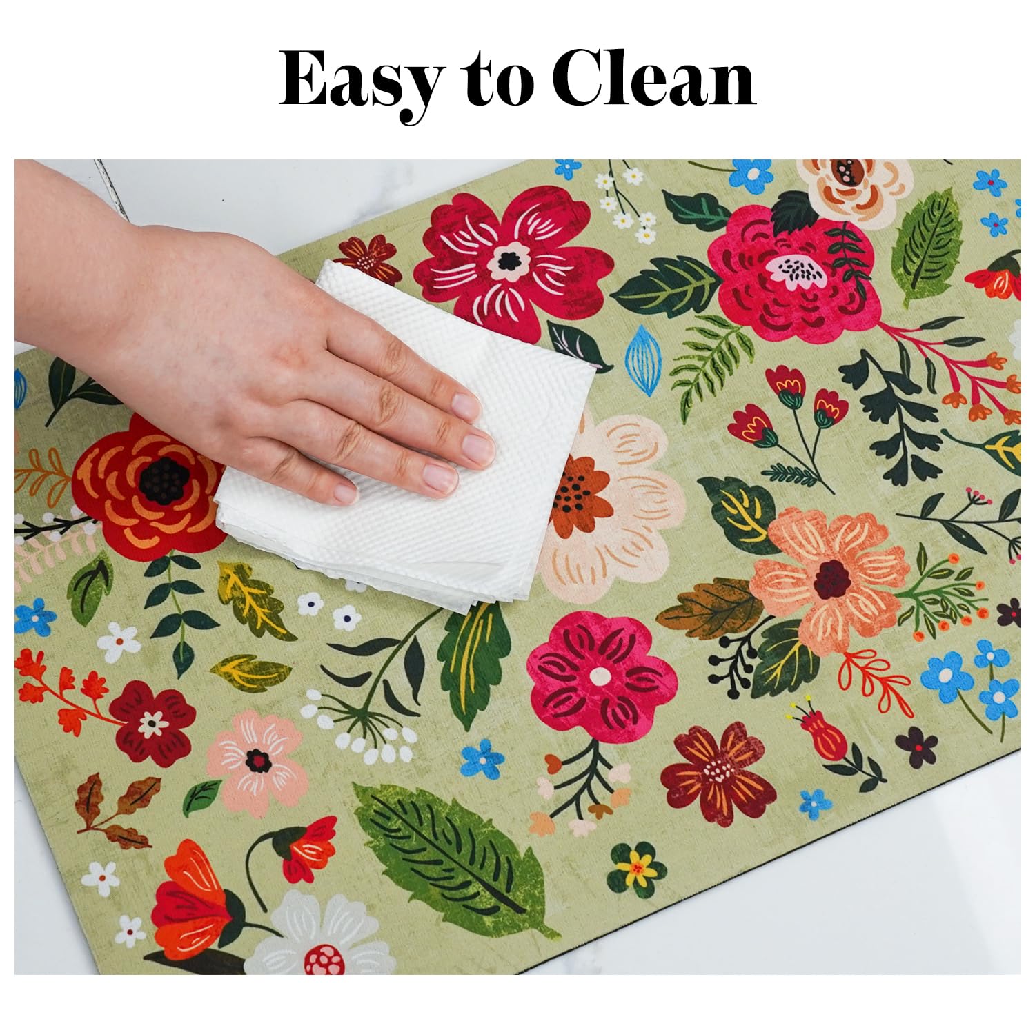 Eco-Friendly Pet Supplies: Absorbent Quick Dry Cat & Dog Food Mat, 24 x32