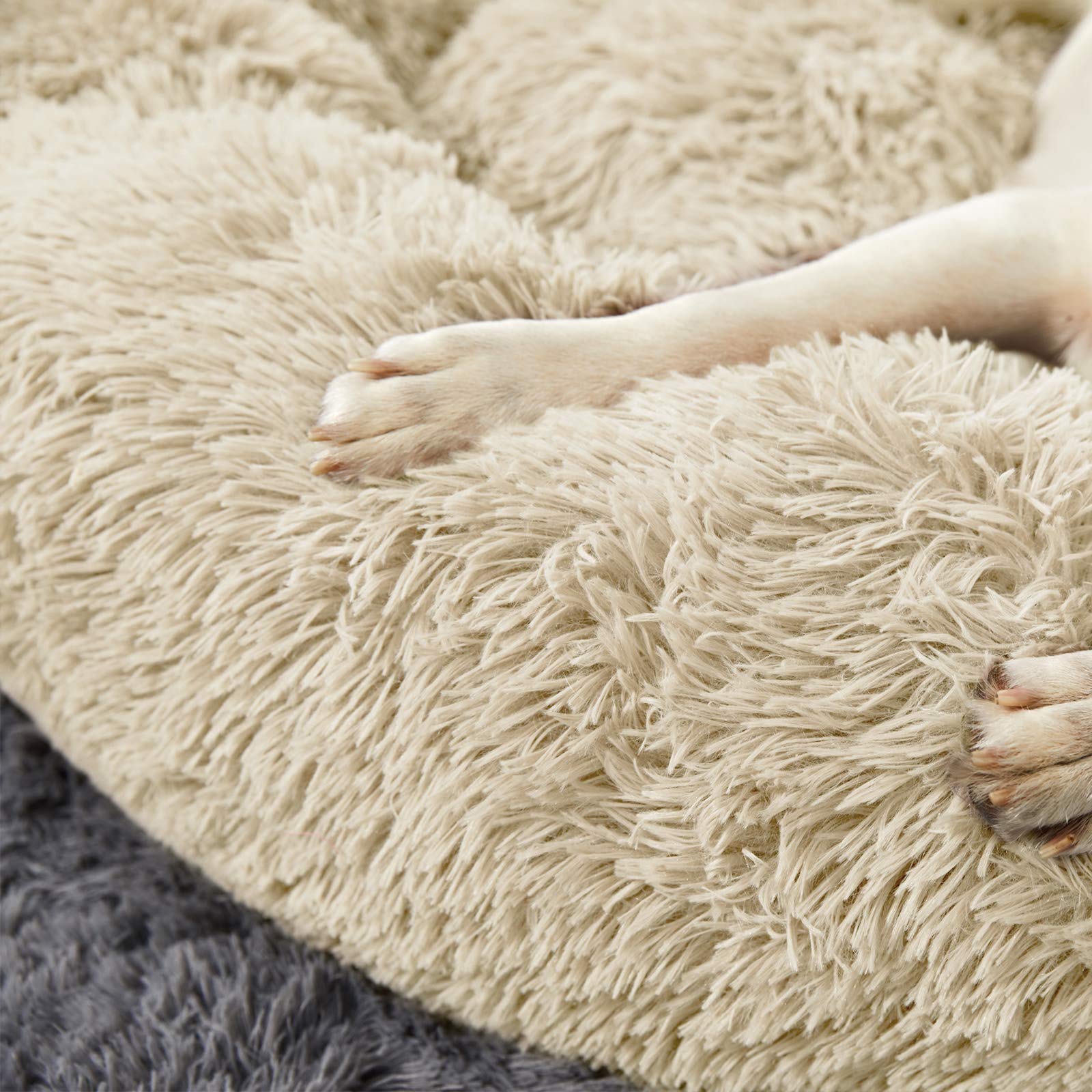 Washable Dog Round Bed Large Dogs, Donut Dog Bed Medium Dog, Comfy Dog Calming Cuddler Bed