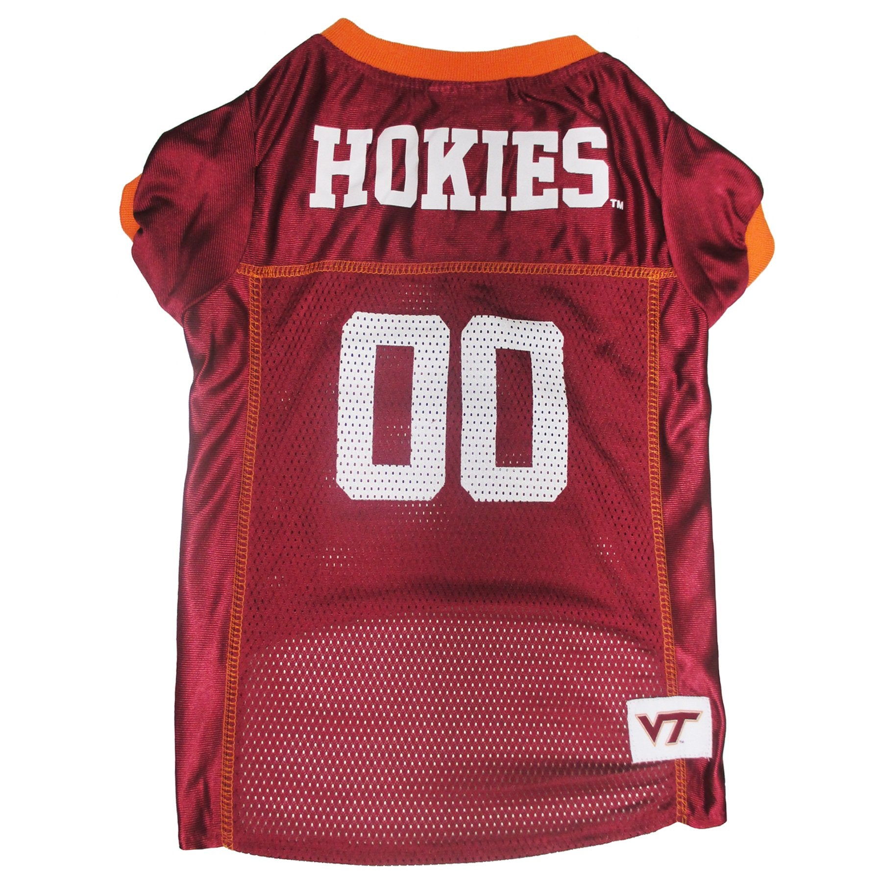 Pets First NCAA College Virginia Tech Hokies Mesh Jersey for DOGS & CATS, Medium. Licensed Dog Jersey with your Favorite Footbal