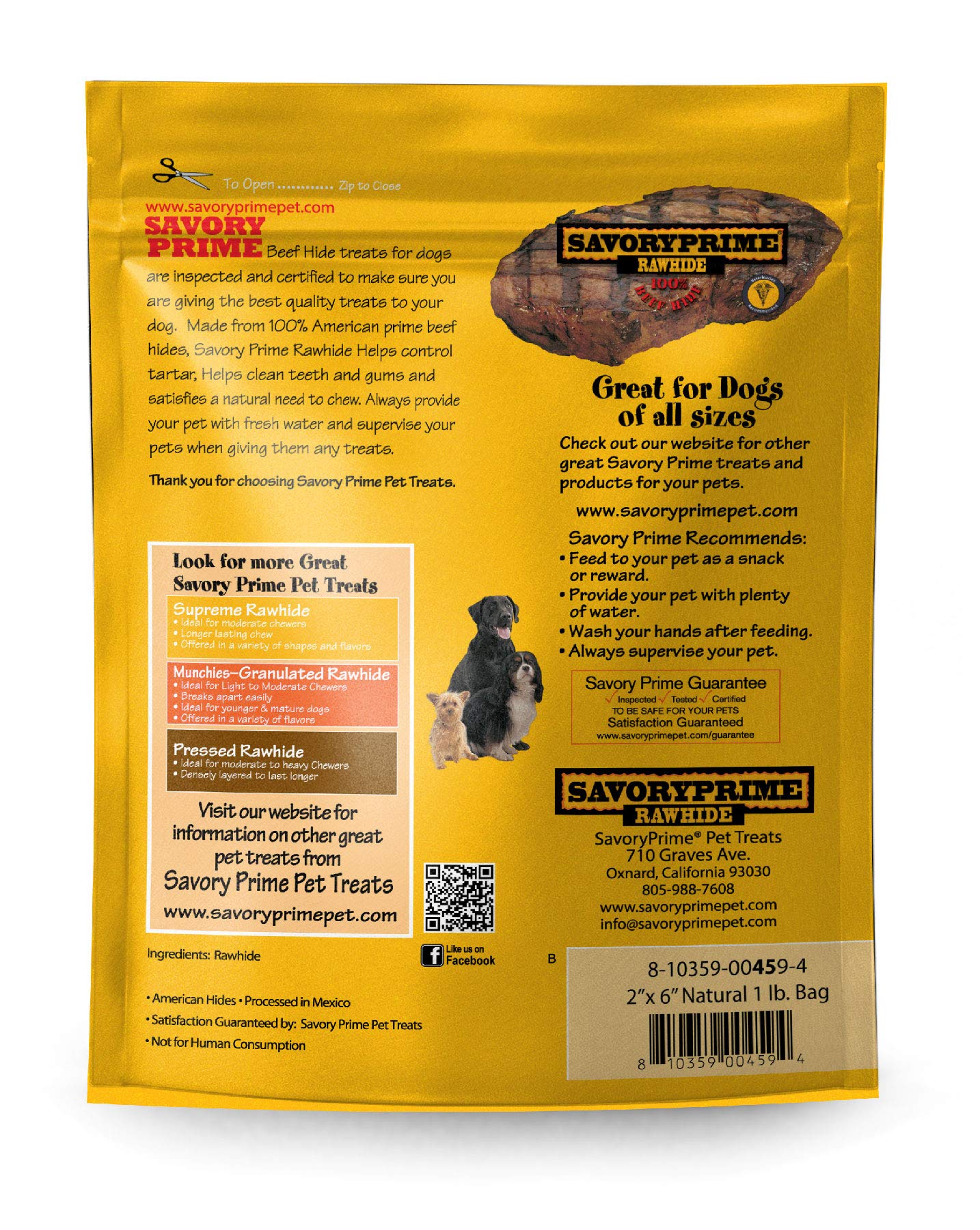 RAWHIDE CHIPS NAT 1# (Pack of 1)