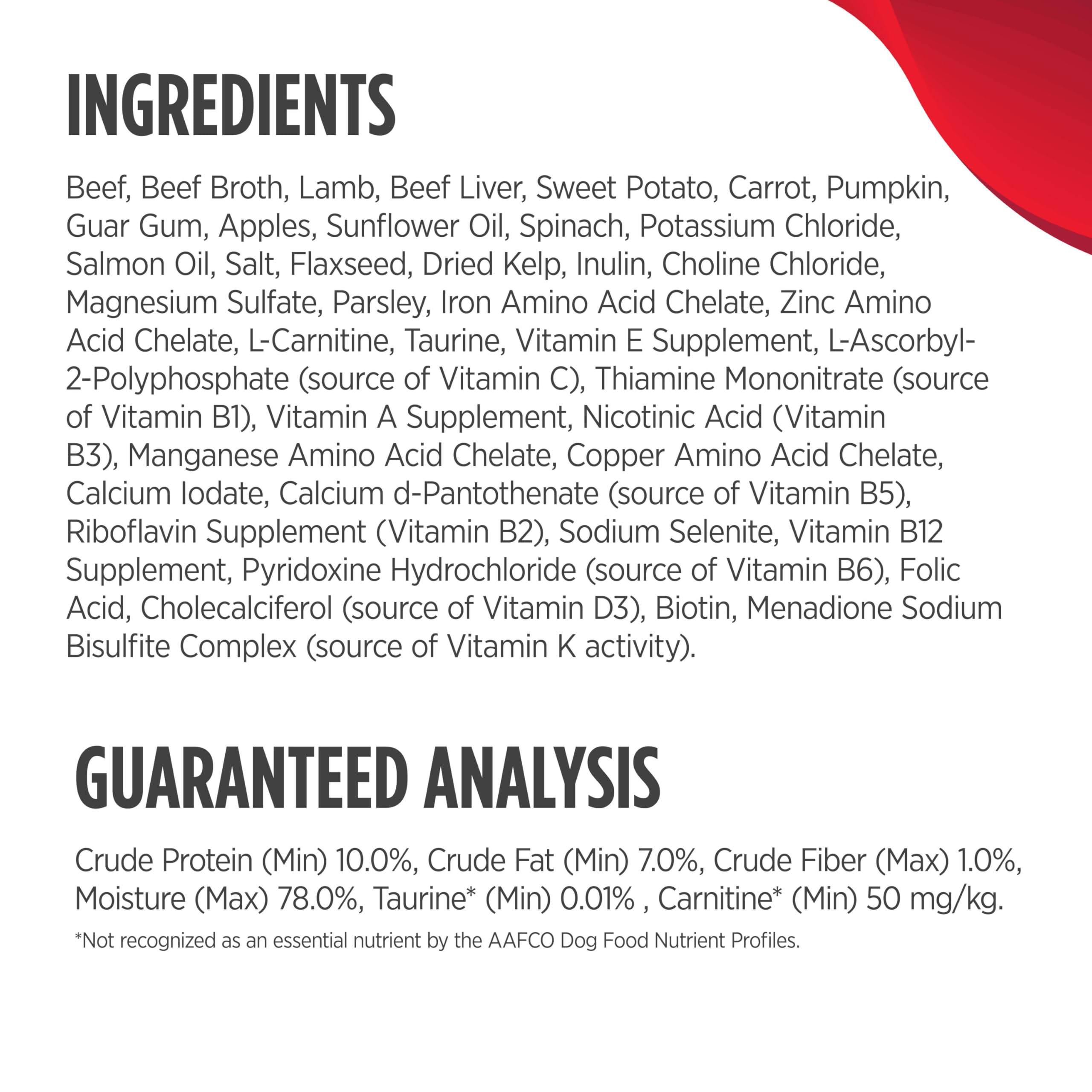 Nulo Grain-Free Small Breed Wet Canned Puppy & Dog Food, Beef and Lamb 2.8 Ounce, 12 Cans