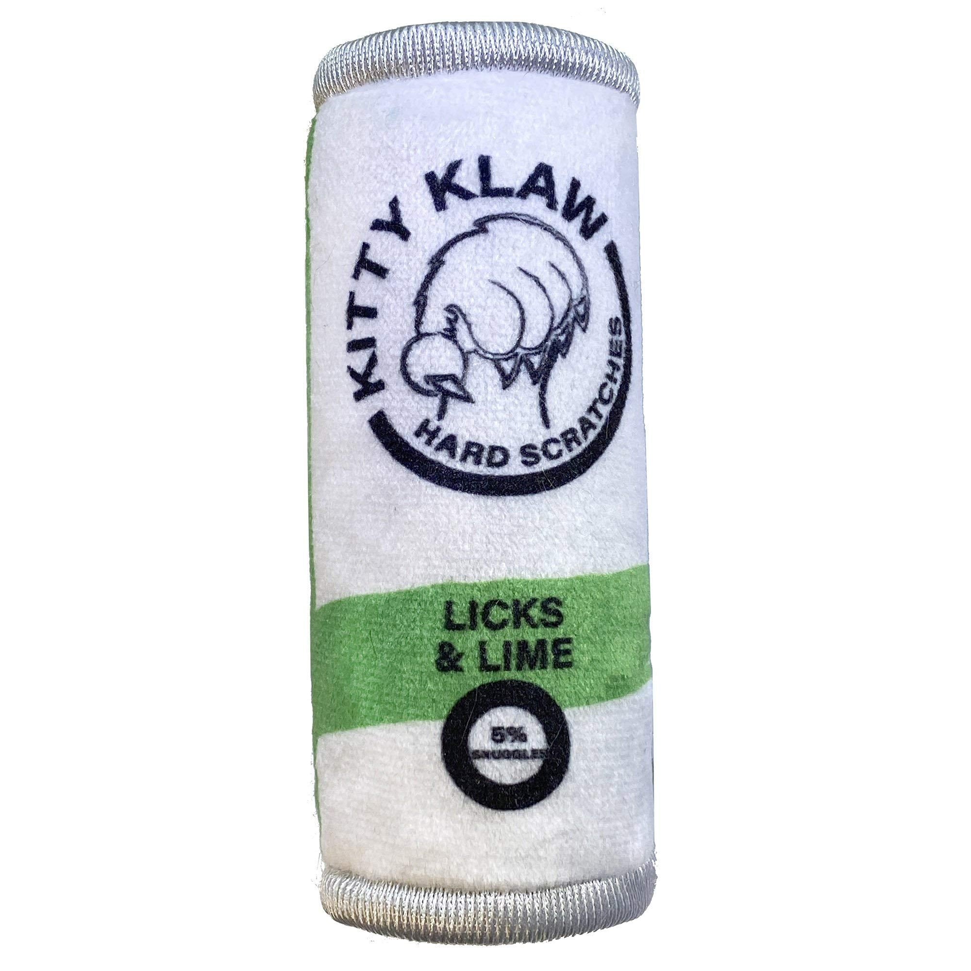 Huxley & Kent Cat Toy | Kitty Klaw Licks & Lime | Nappy Hour Strong Catnip Filled Cat Toy | Soft Plush Kitty Toy With Catnip And Crinkle | Kittybelles