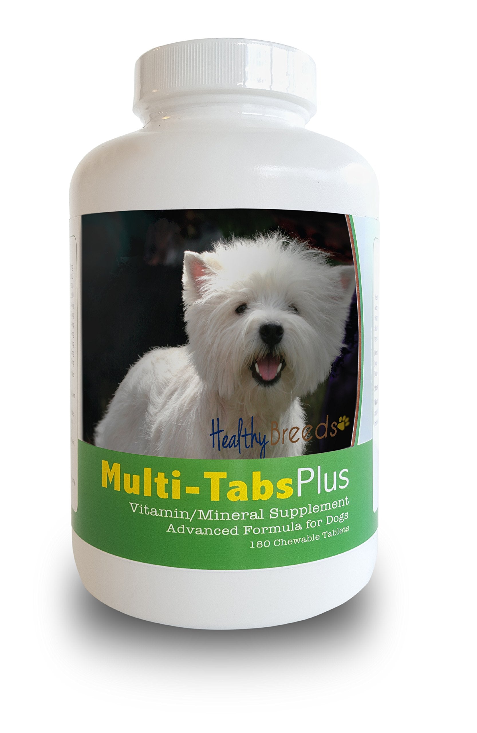 Healthy Breeds West Highland White Terrier Multi-Tabs Plus Chewable Tablets 180 Count