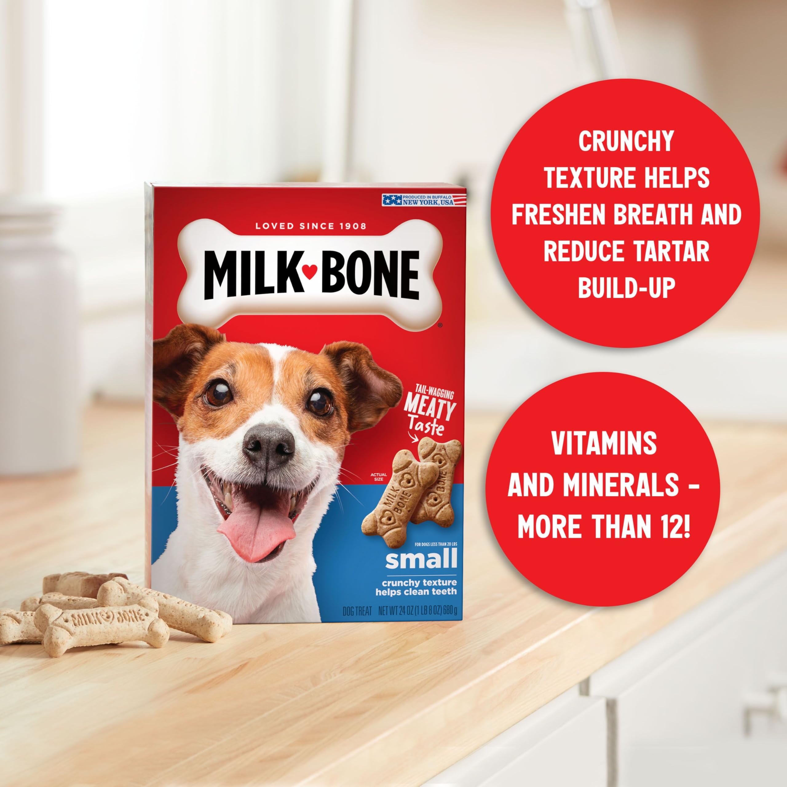Milk-Bone Small Dog Biscuits 24 oz (Pack of 12)