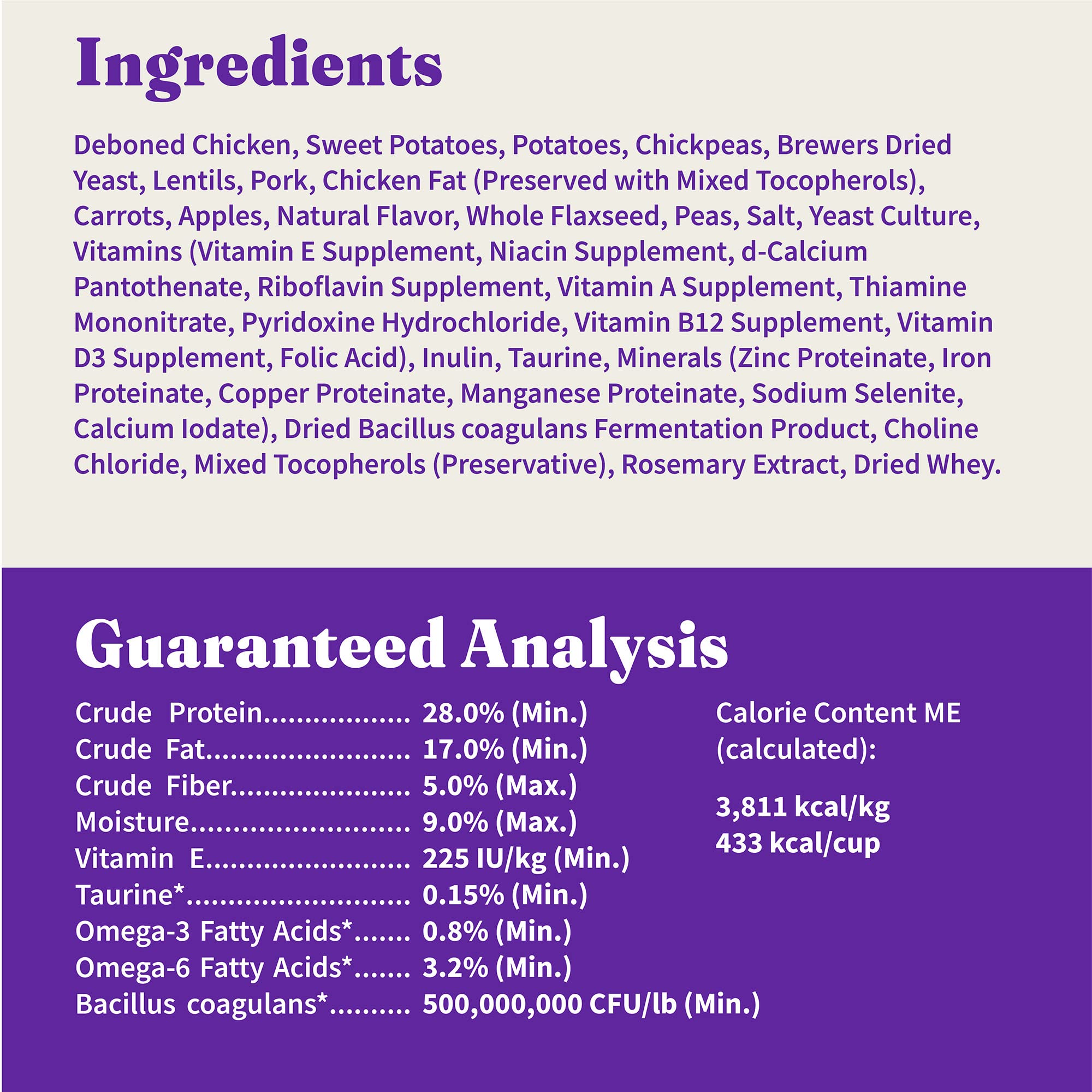 Halo Holistic Small Breed Grain Free Cage-free Chicken & Sweet Potato Recipe 3.5 lb