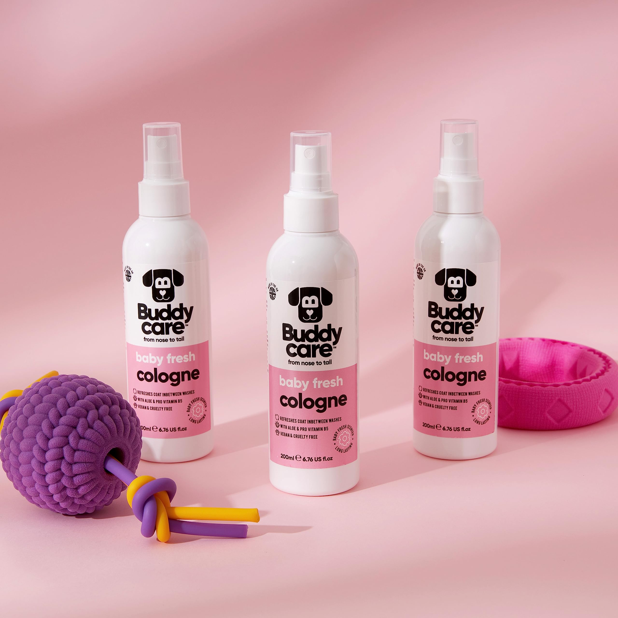 Buddycare Dog Cologne - Baby Fresh - 200Ml - Delicate And Powdery Scented Dog Cologne - Refreshes Between Dog Washes