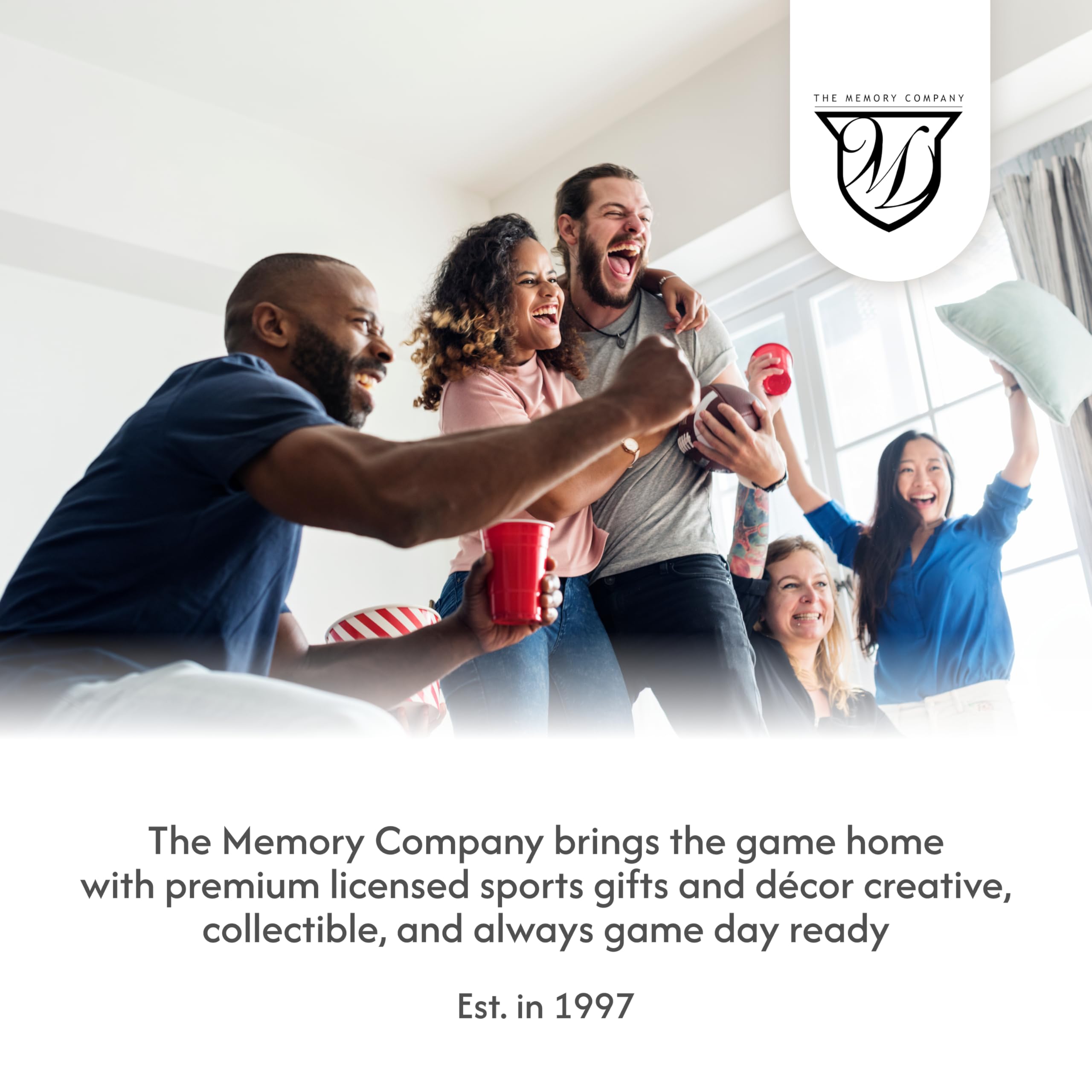 The Memory Company | Licensed NFL Treats for Team Fans Only Ceramic Pet Treat Canister,Houston Texans