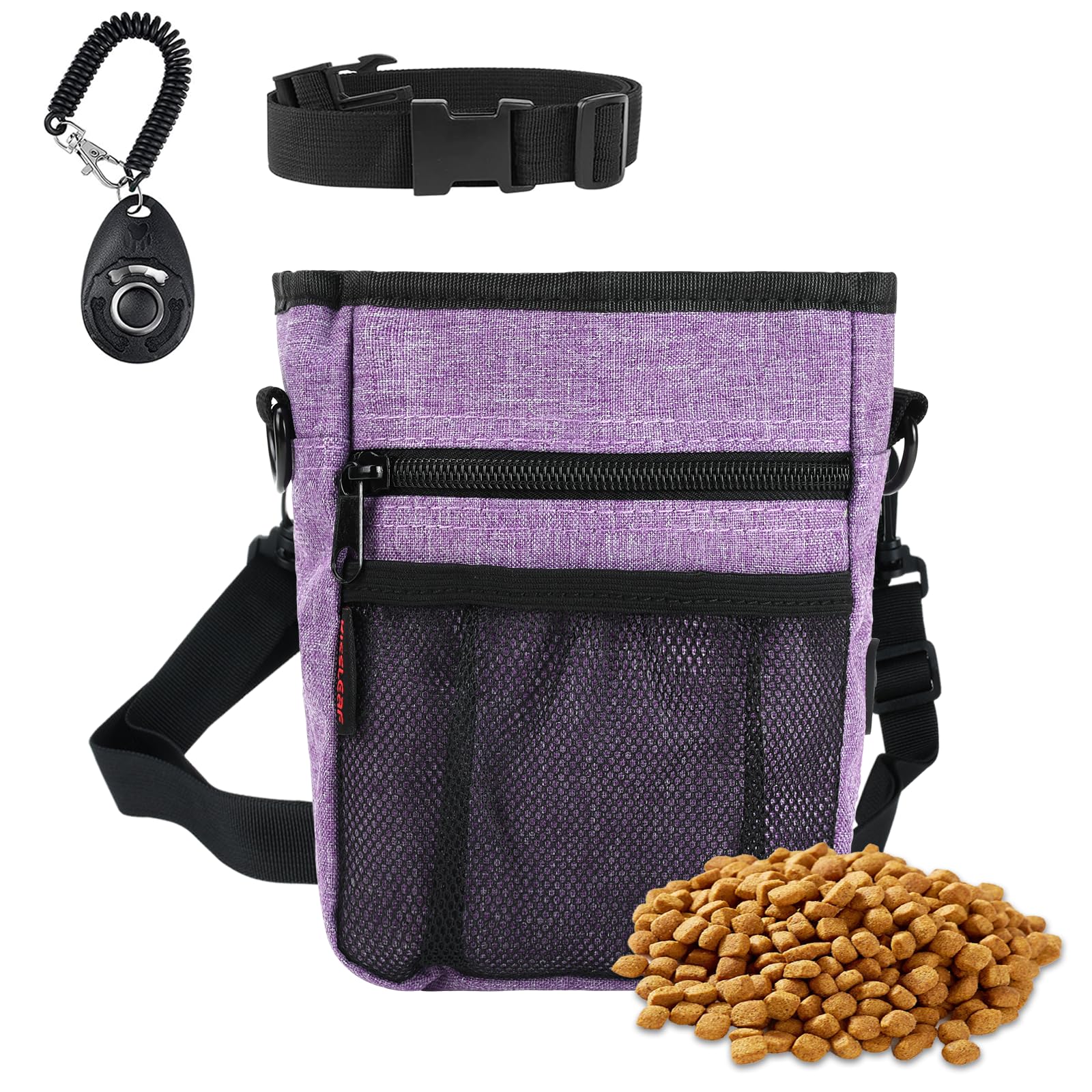 kissleaf Dog Treat Pouches for Pet Training with Magnetic Closure Treat Pouches for Pet Training,Large Dog Treat Training Pouch 
