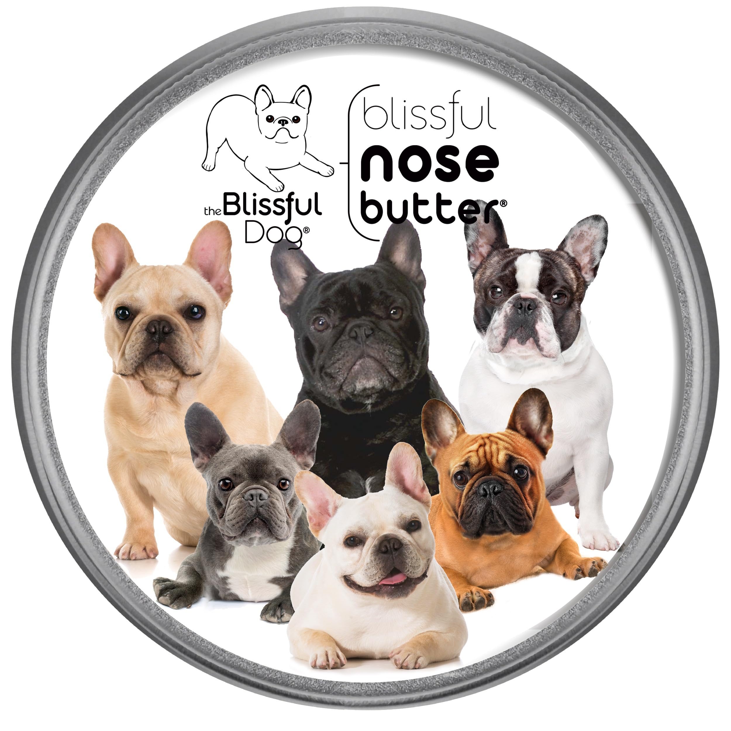 The Blissful Dog French Bulldog Unscented Nose Butter - Dog Nose Butter