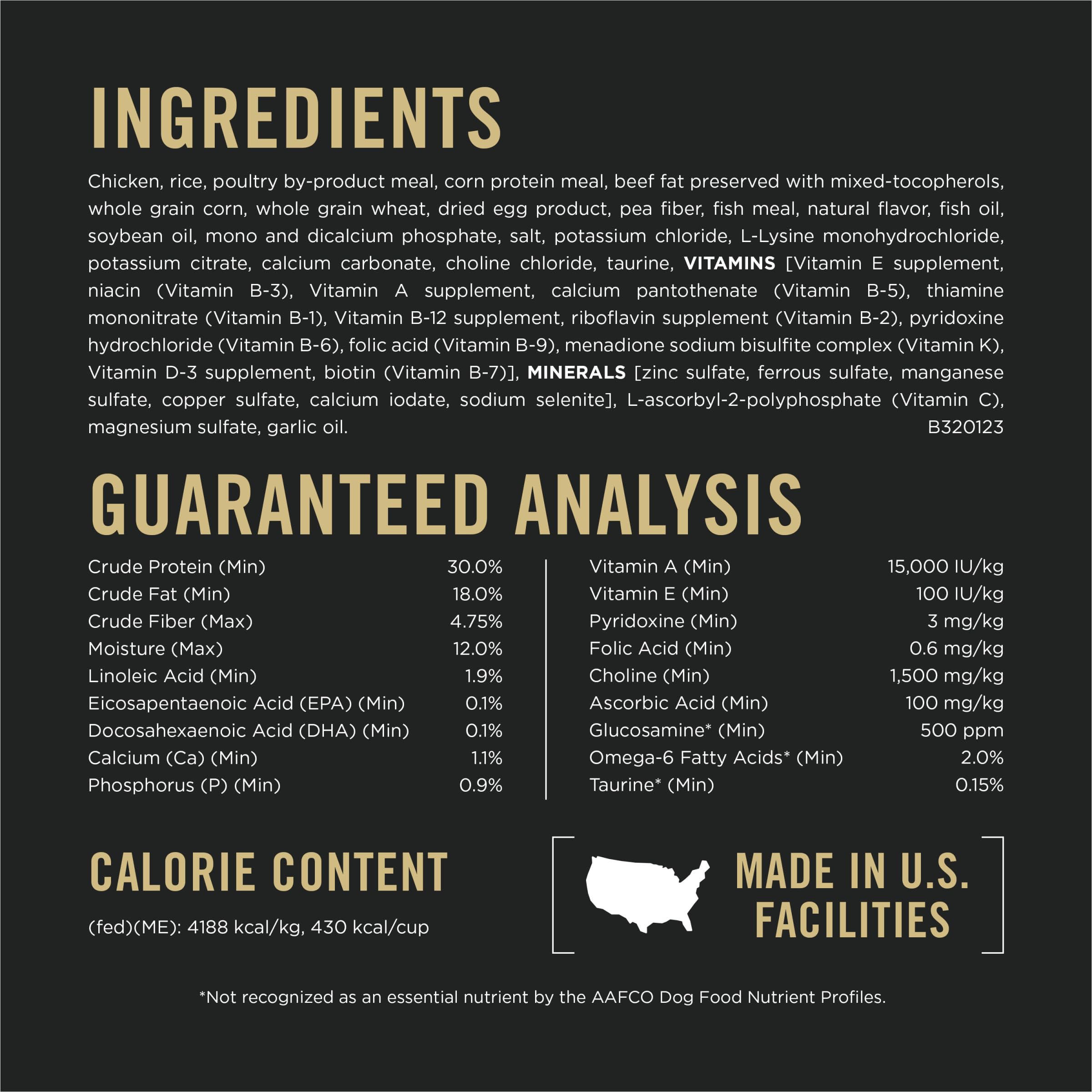 Purina Pro Plan Sport Development Large Breed 30/18 Chicken and Rice High Protein Dog Food Puppy Formula - 35 lb. Bag