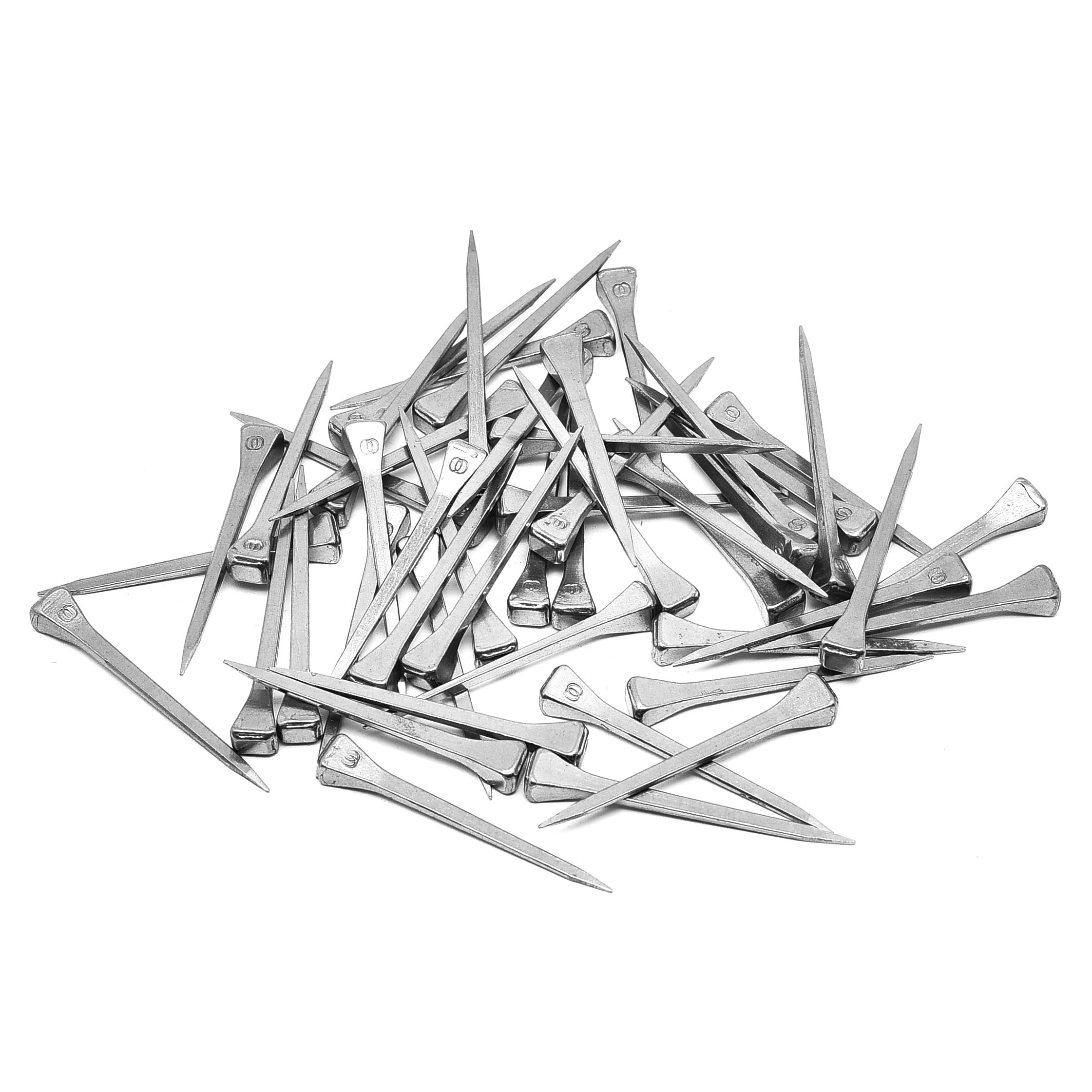 Surf Turtle E5 Horseshoe Nails 50 Pcs 2 Inches Low Carbon Steel Horse Hoof Nails Horse Training Supplies Tool For Securing Firml