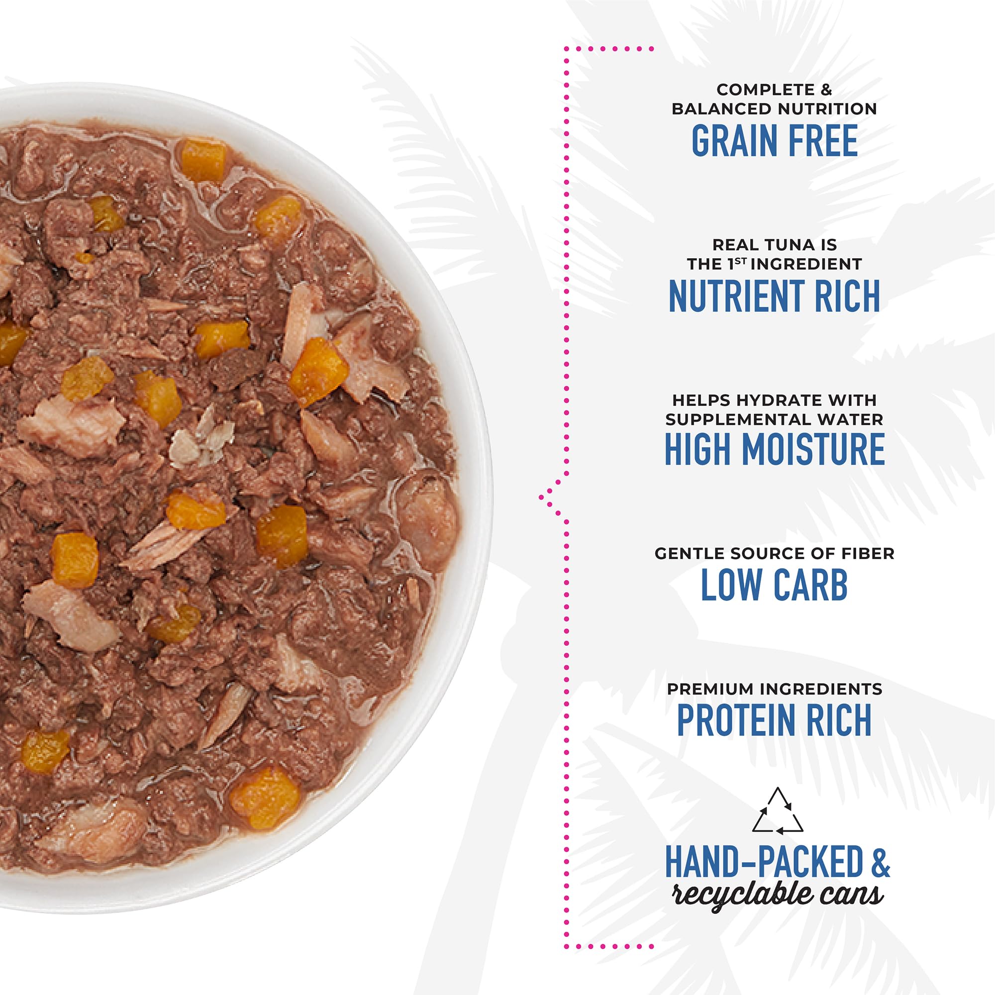 Tiki Cat Aloha Friends, Tuna, Tilapia & Pumpkin, Grain-Free & High Moisture, Wet Cat Food for All Life Stages 3 oz. Cans (Pack o