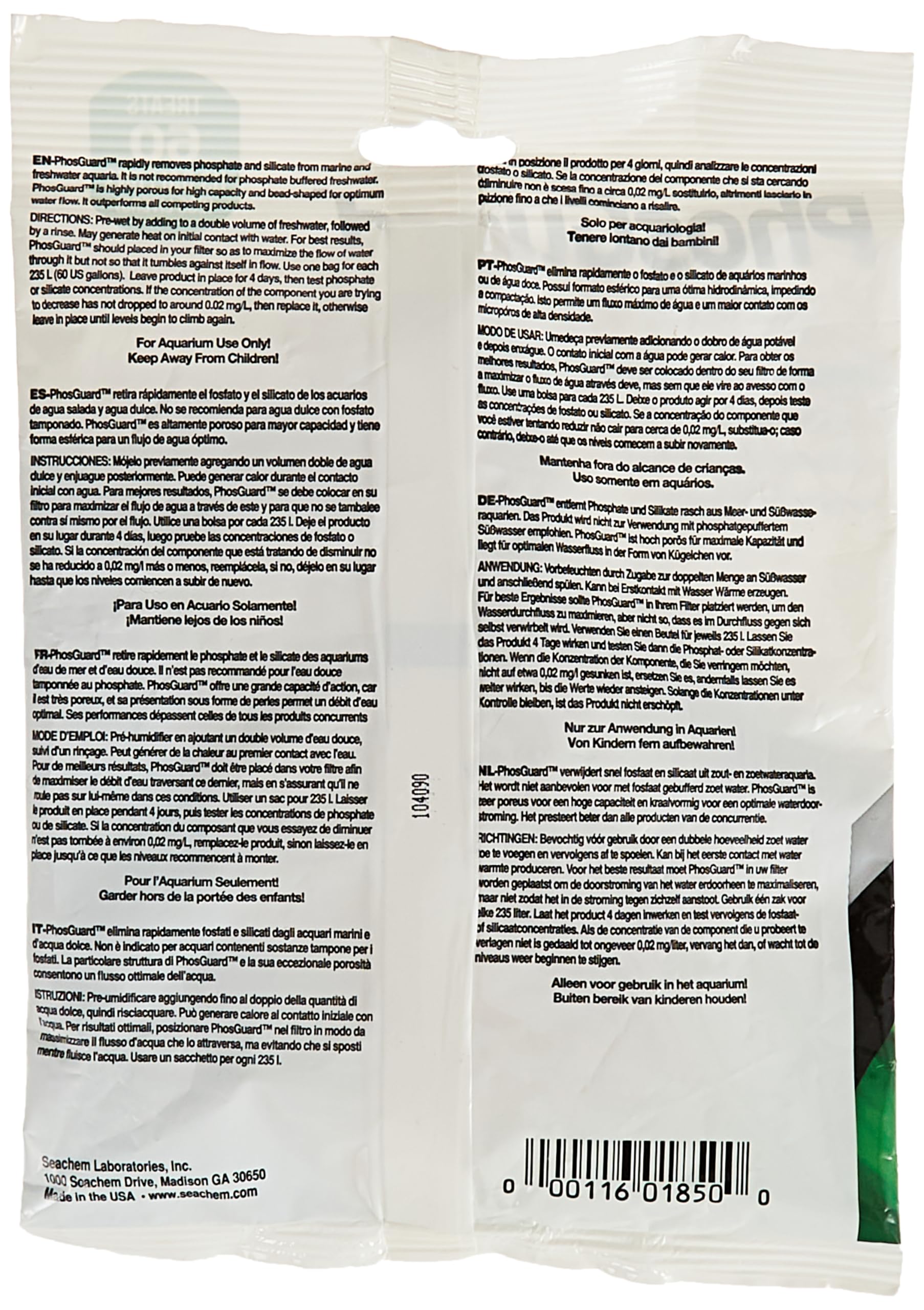 Seachem PhosGuard, 100 mL bagged - 67101850