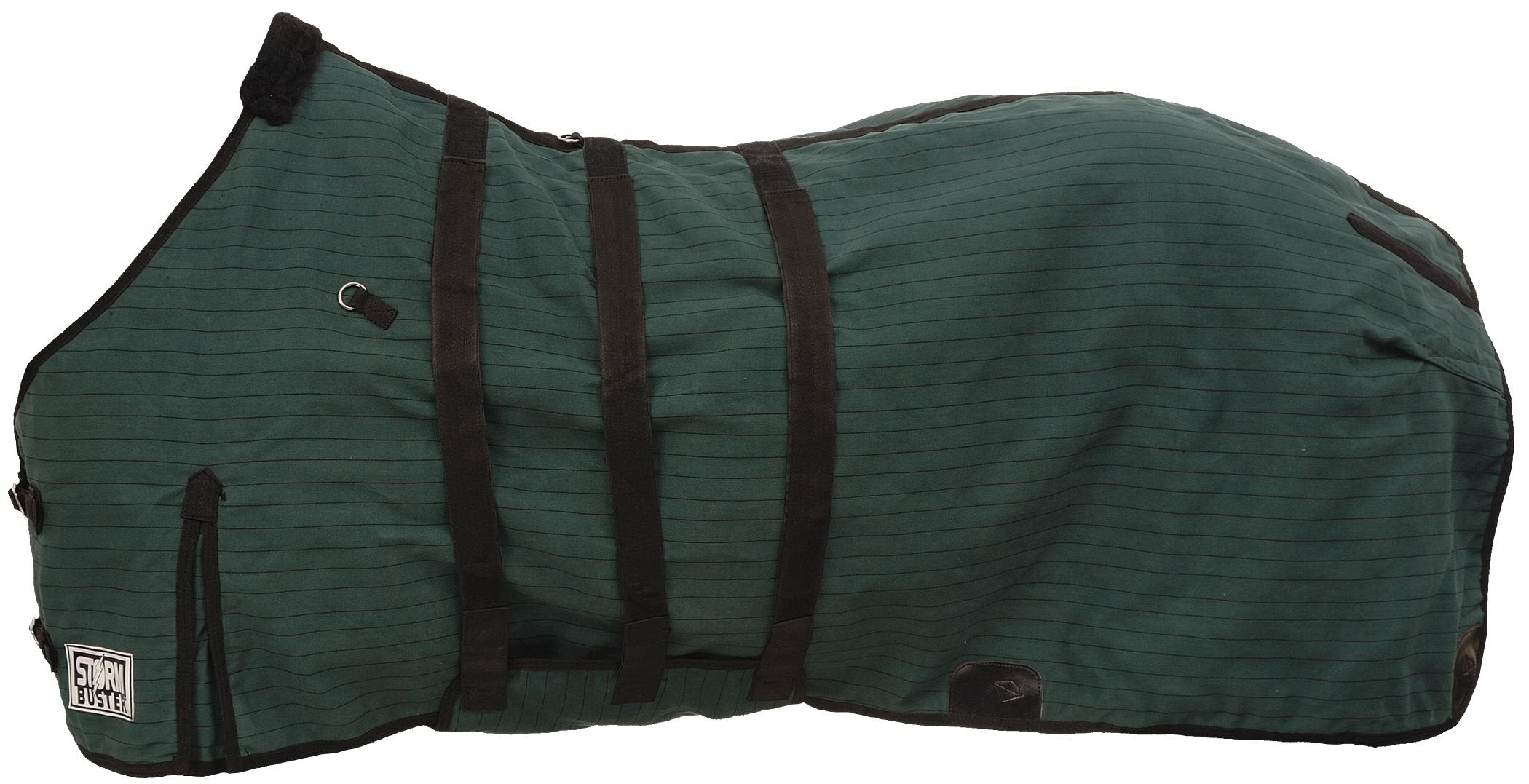 Tough 1 Storm-Buster Belly-Wrap Blanket, Hunter Green/Black, 78-Inch