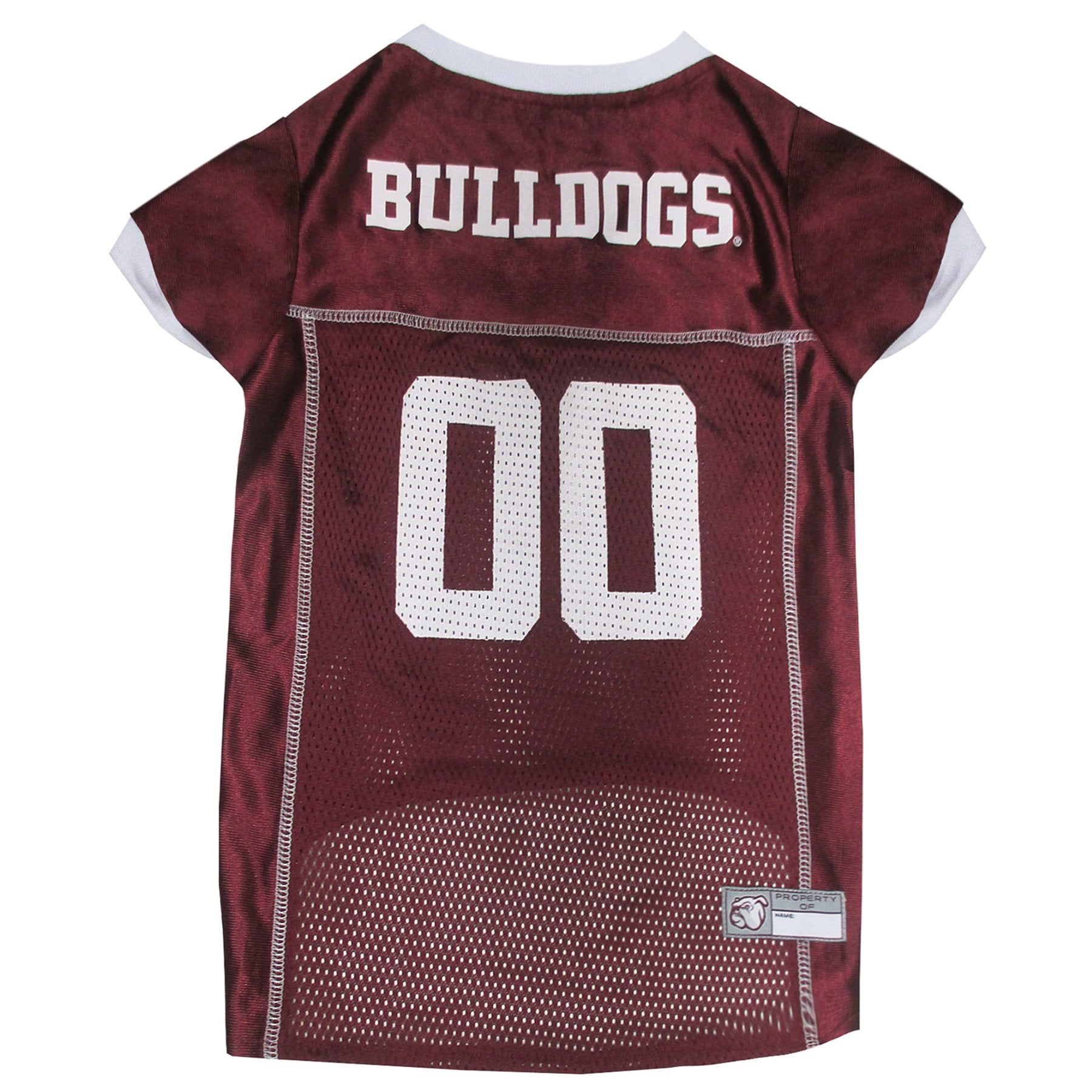 Pets First NCAA College Mississippi State Bulldogs Mesh Jersey for DOGS & CATS, XX-Large. Licensed Dog Jersey with your Favorite